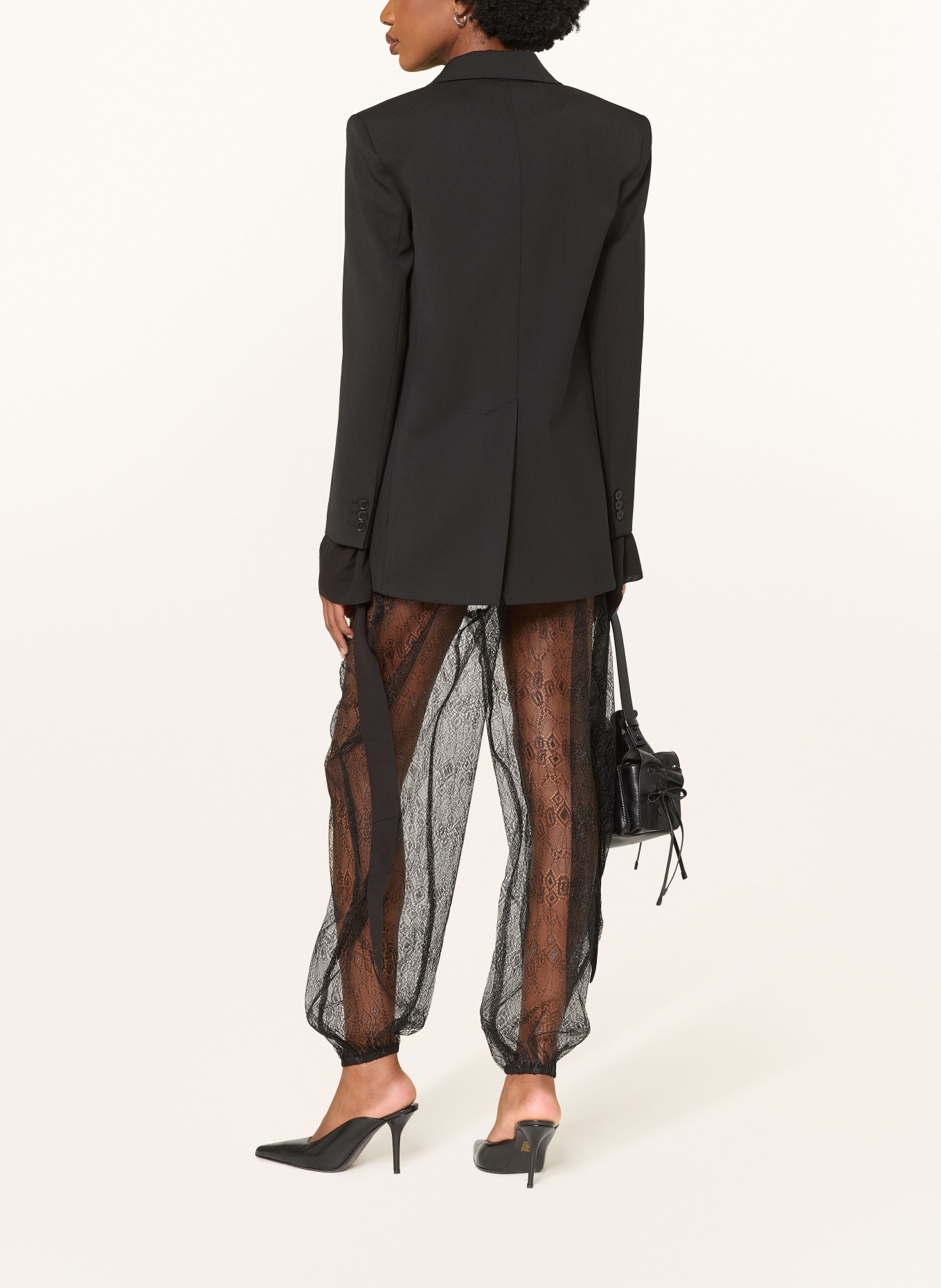 The Frankie Shop Spitzenhose ORISSA: SCHWARZ