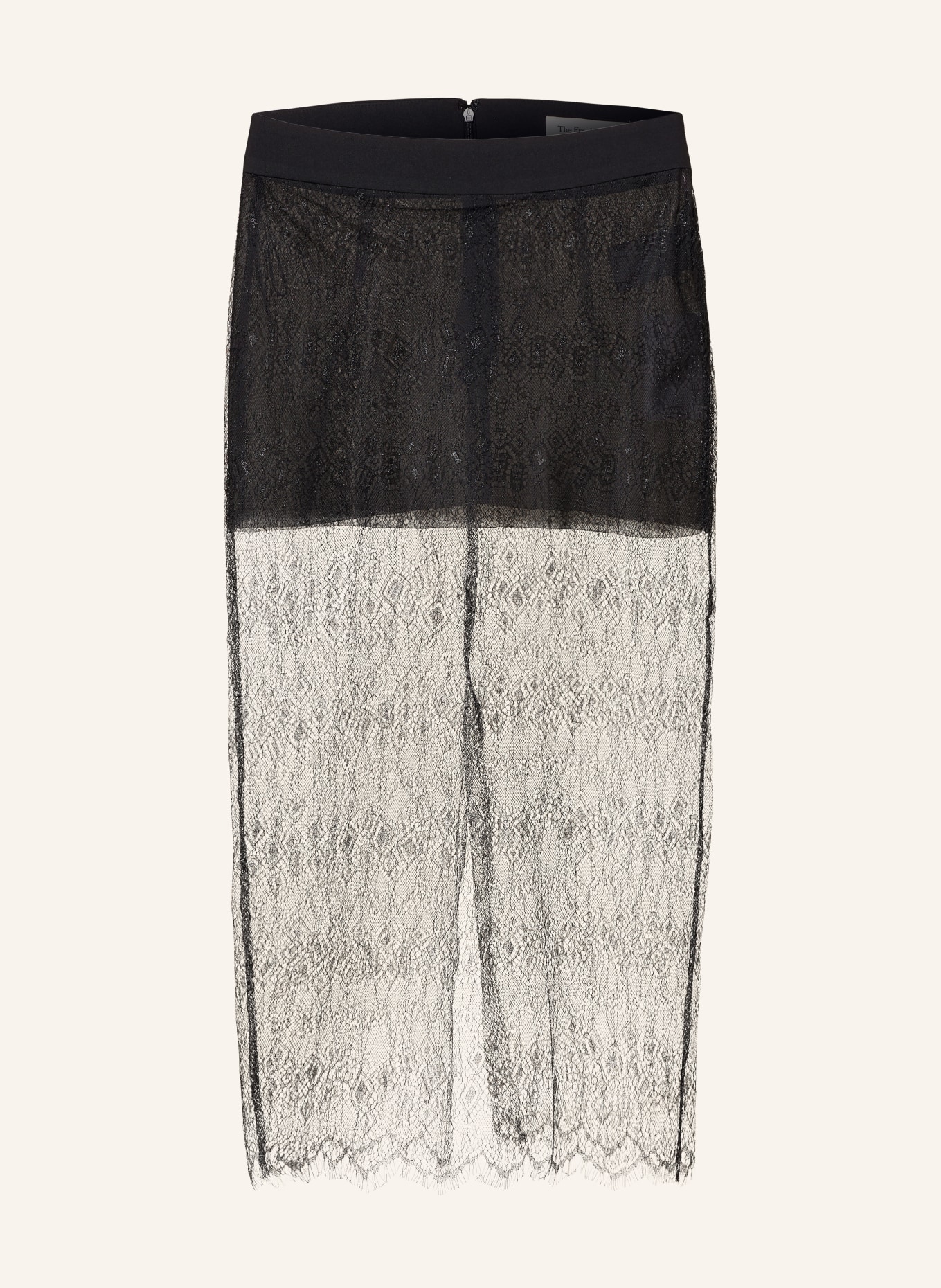 The Frankie Shop Krajková sukně ALROSE s třpytivou nití: ČERNÁ