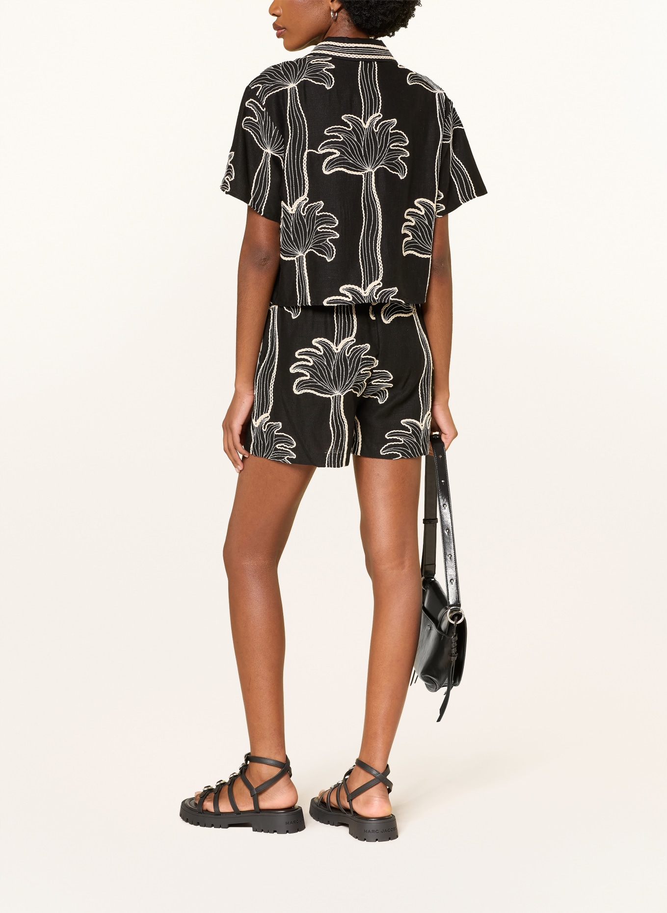 MRS & HUGS Hemdbluse: SCHWARZ / WEISS