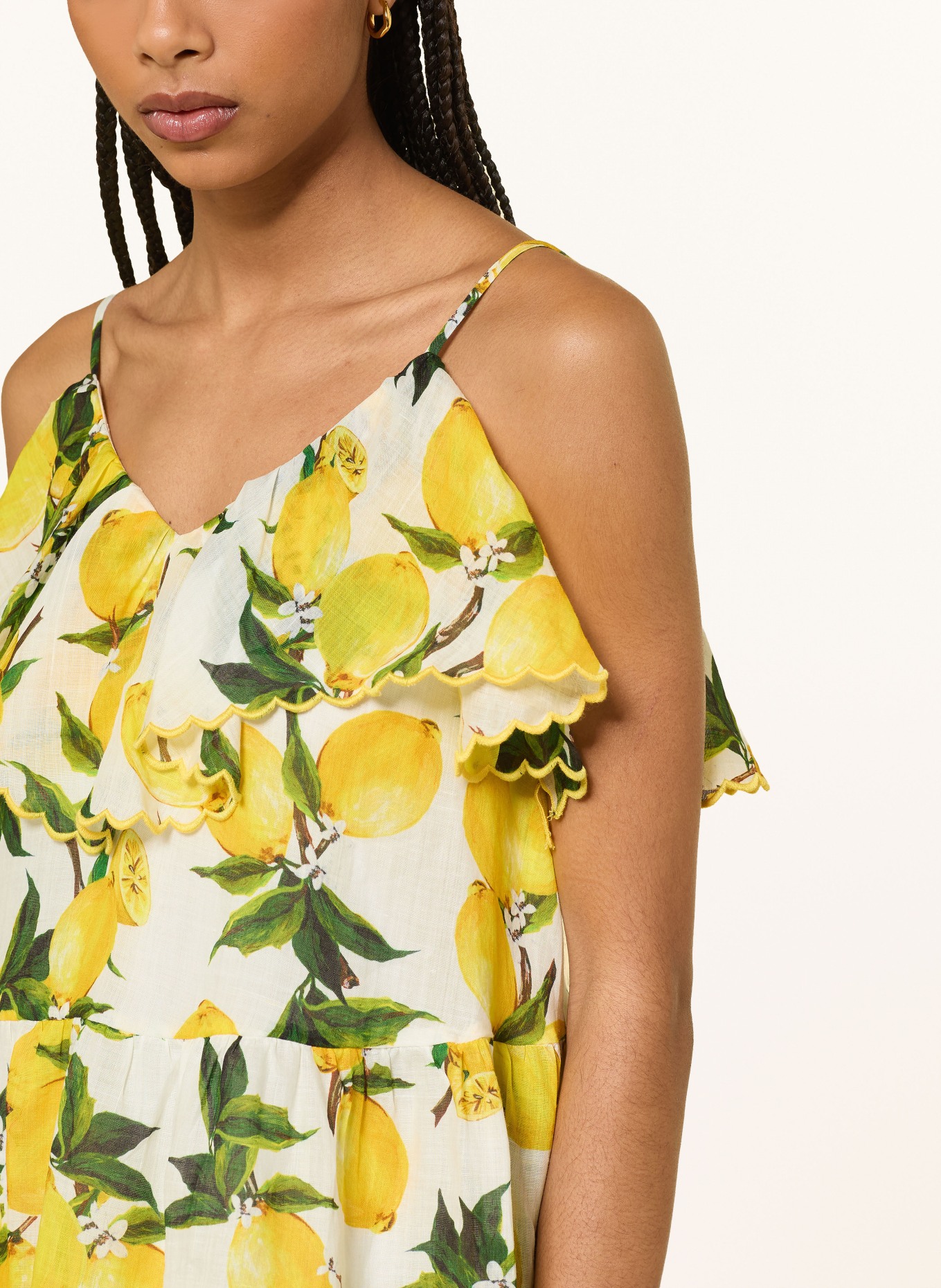 MRS & HUGS šaty: ŽLUTÁ / ZELENÁ / BÍLÁ