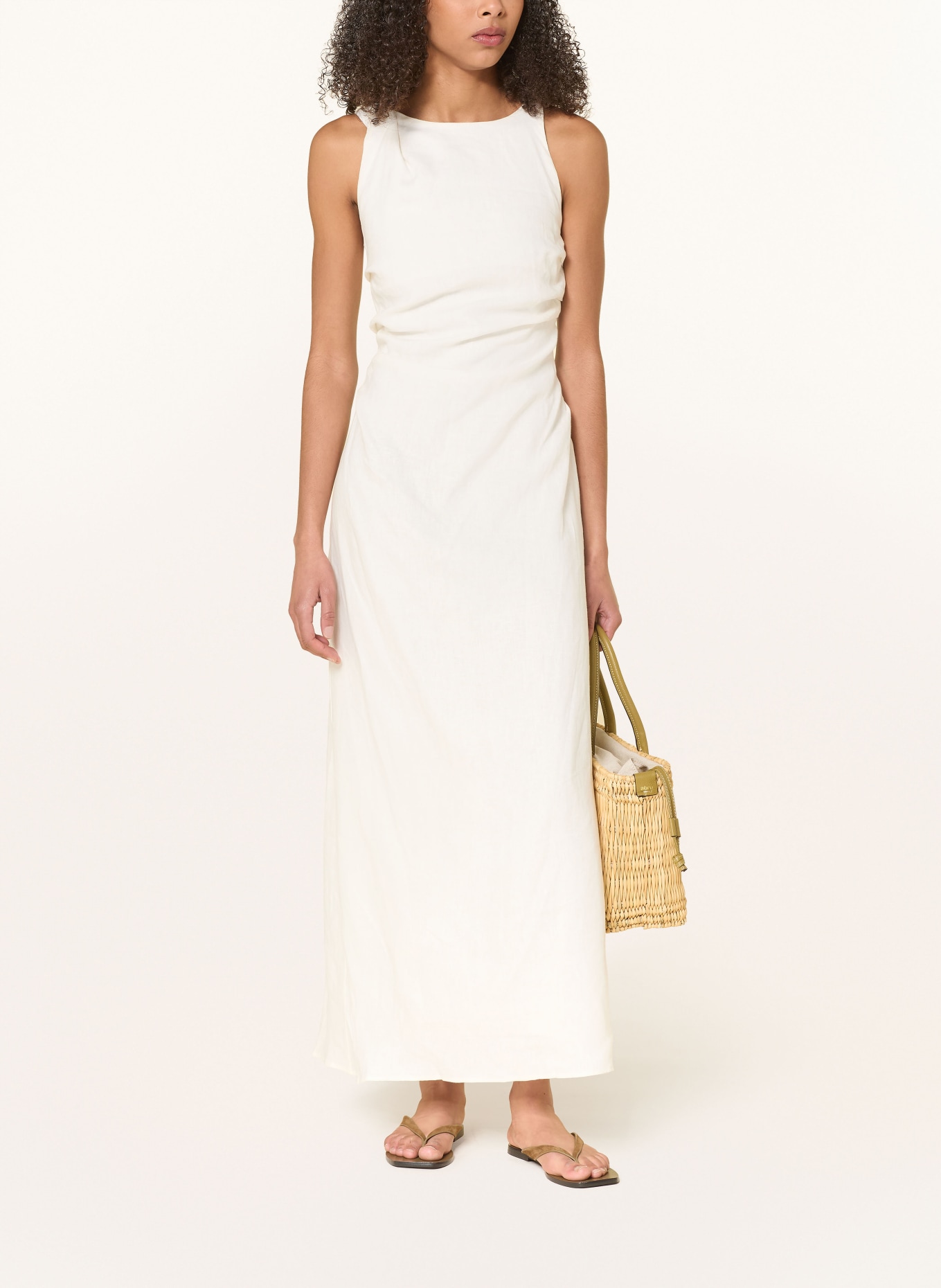 FAITHFULL THE BRAND Robe en lin CERA: ÉCRU