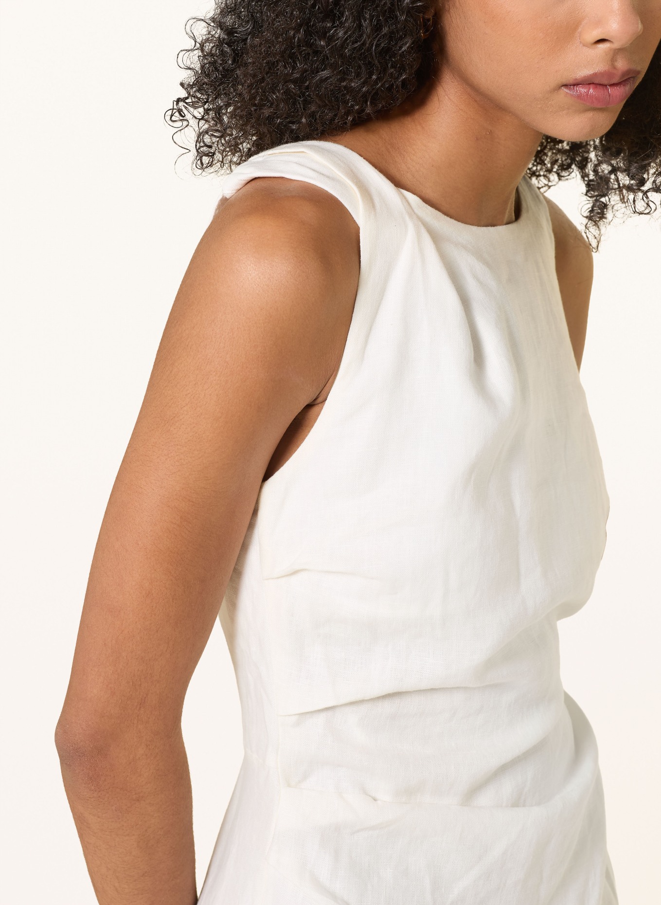 FAITHFULL THE BRAND Robe en lin CERA: ÉCRU