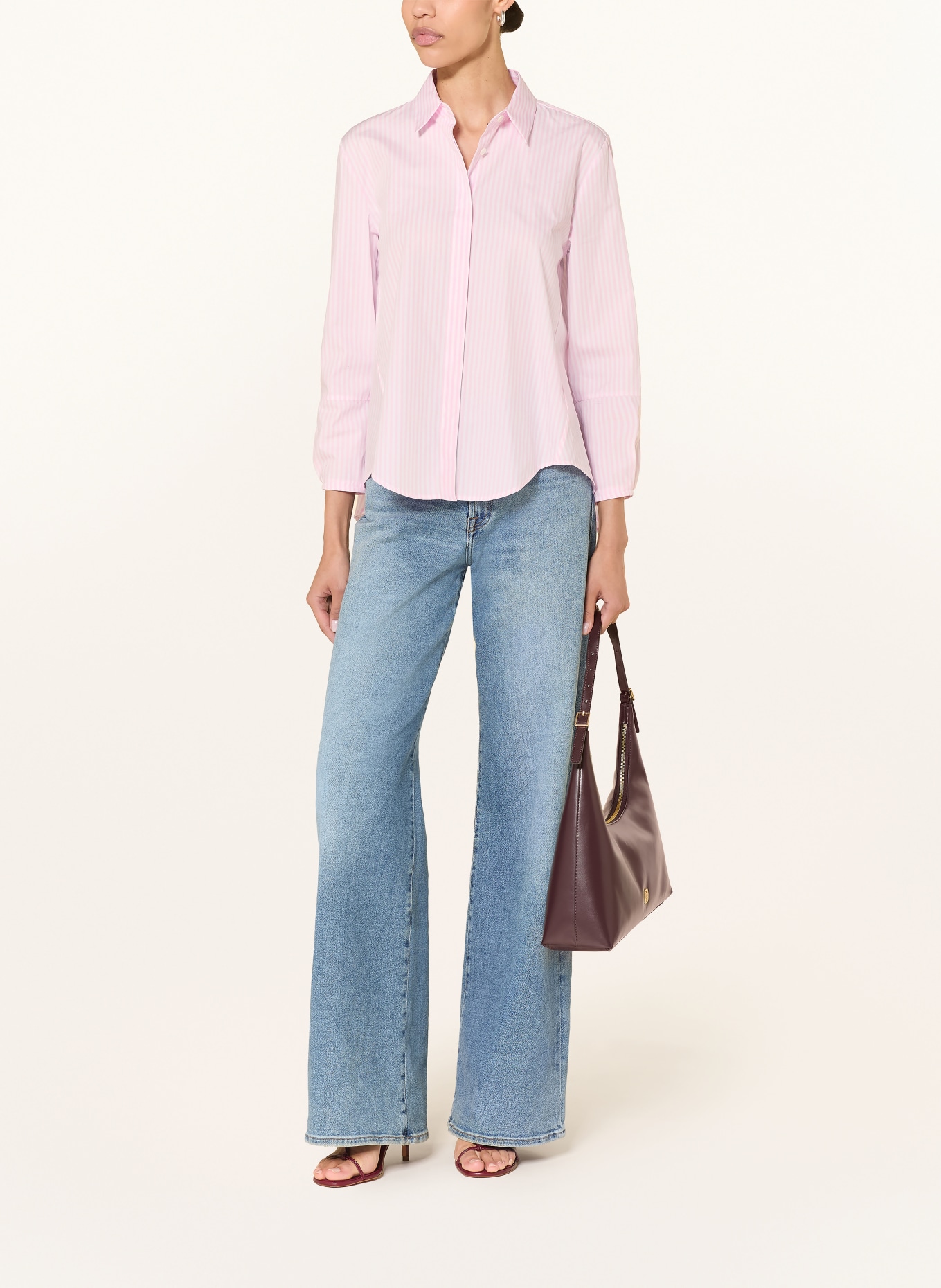 ROBERT FRIEDMAN Hemdbluse: ROSA / WEISS