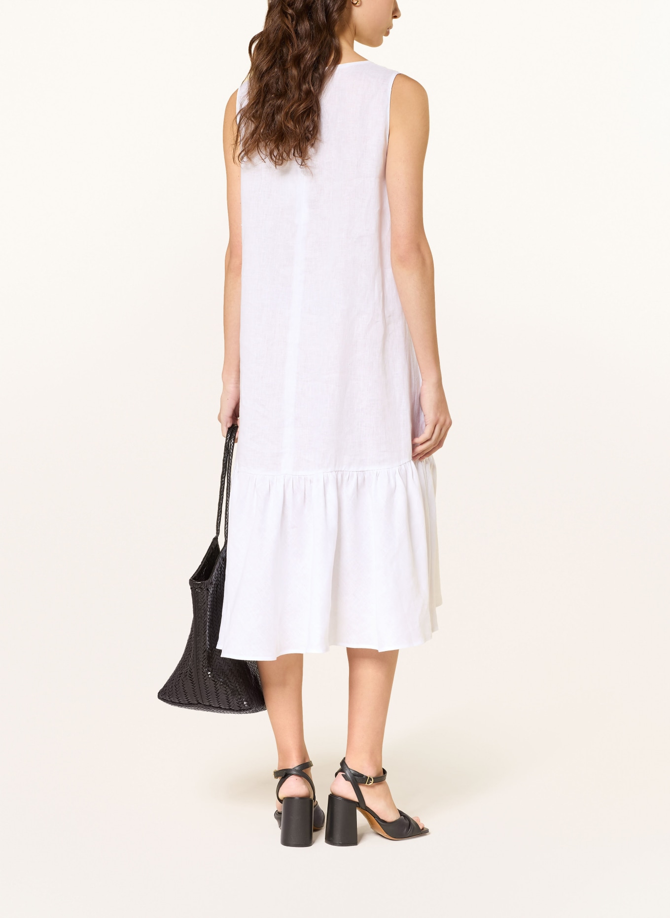 ROBERT FRIEDMAN Leinenkleid KARENL: WEISS