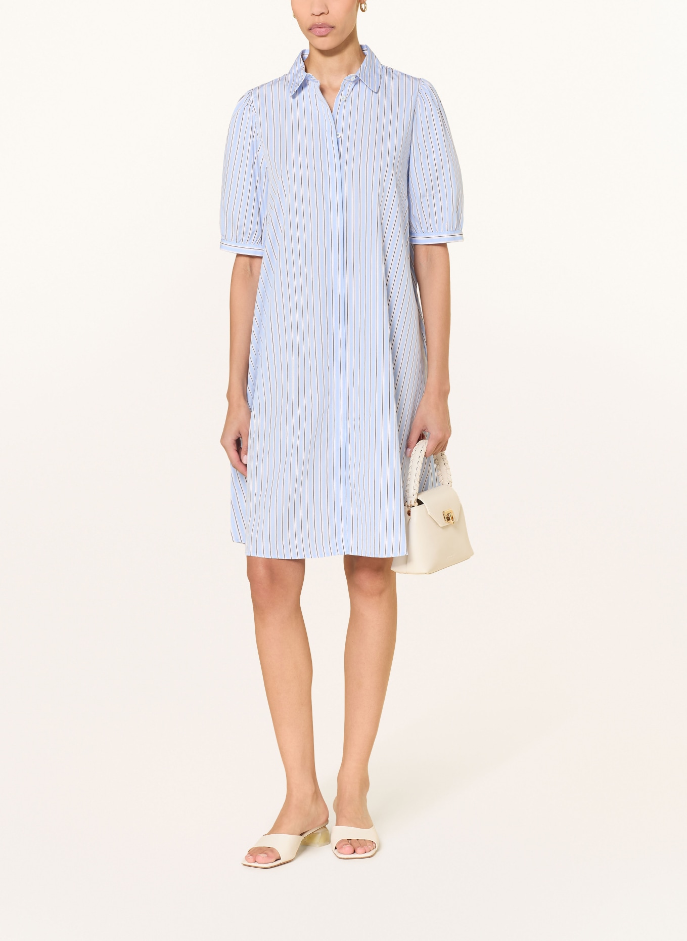 ROBERT FRIEDMAN Košilové šaty: TMAVĚ MODRÁ / BÍLÁ / ČERNÁ