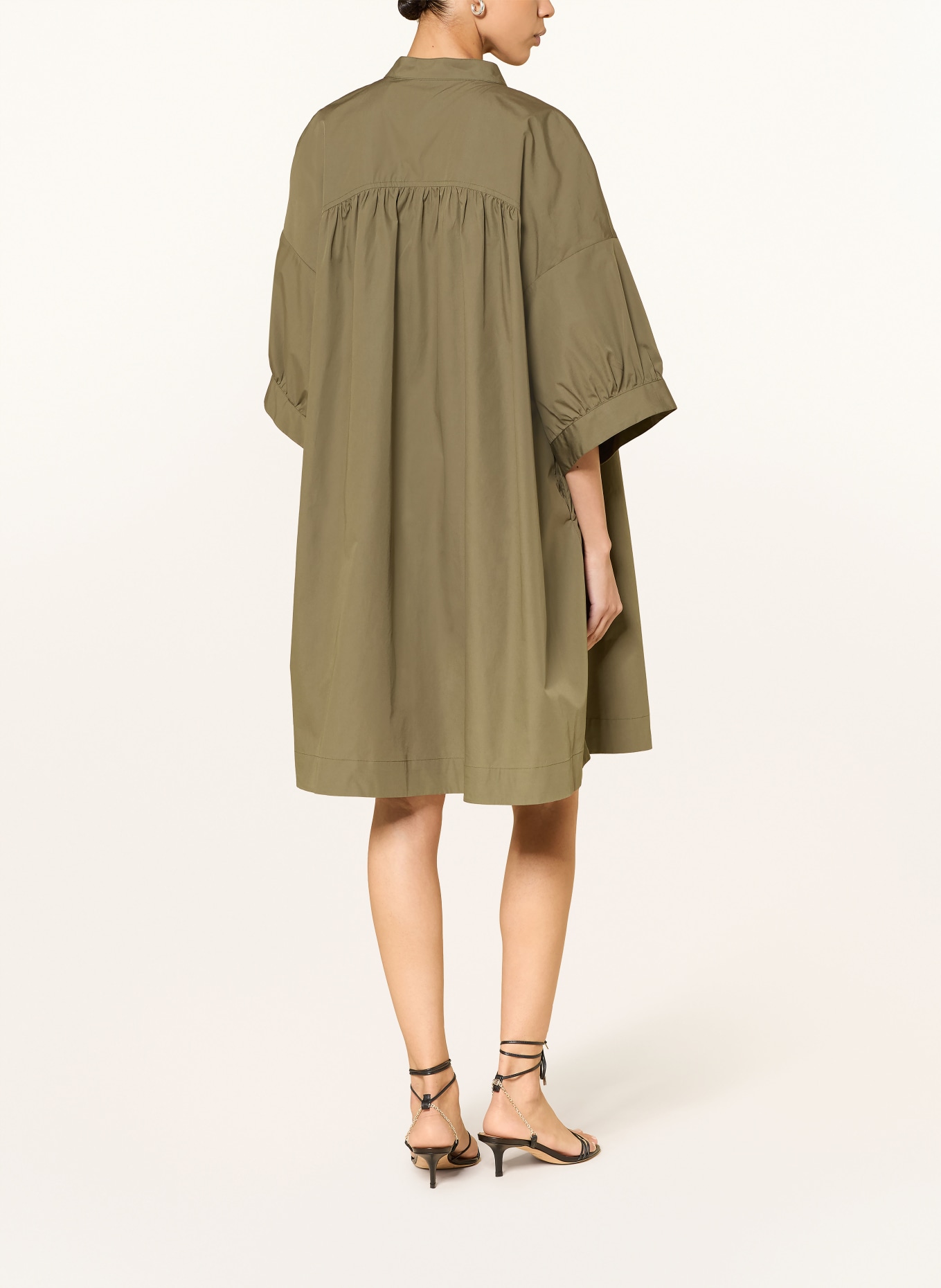 ROBERT FRIEDMAN Oversized-Kleid mit 3/4-Arm: KHAKI