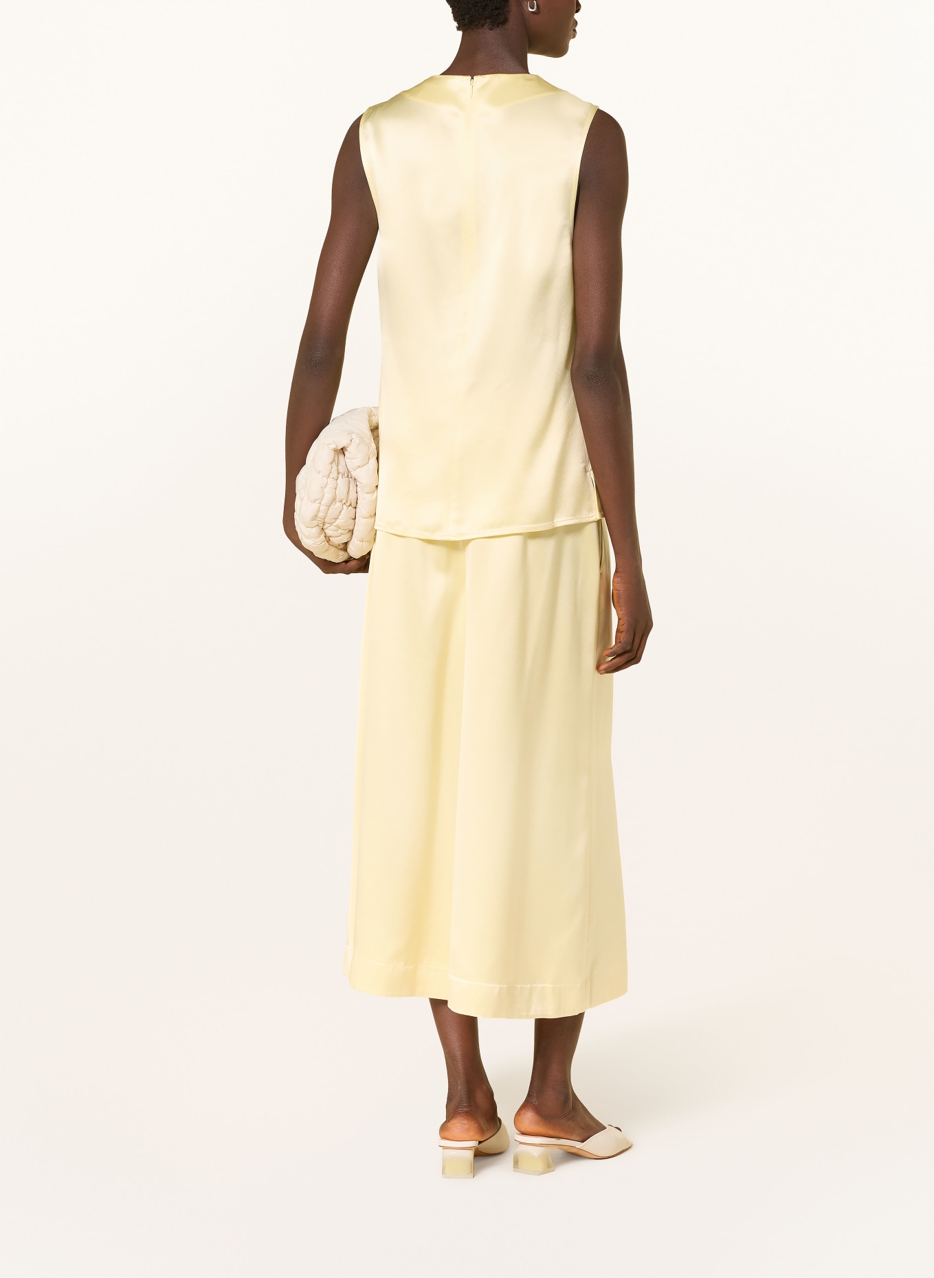 TIGER OF SWEDEN Bluzka LIAN z satyny: JASNOŻÓŁTY