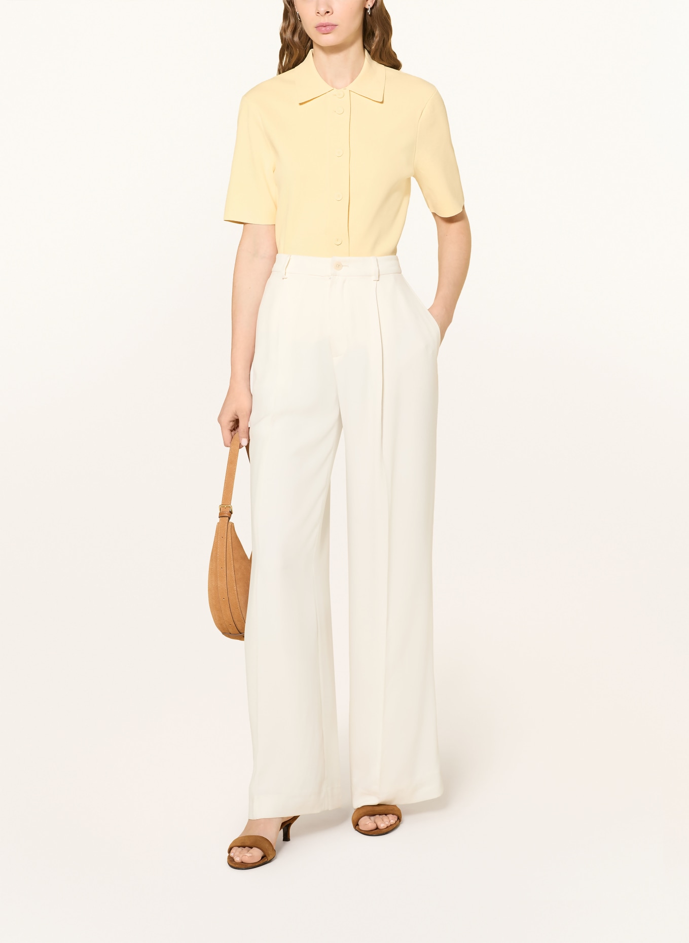 TIGER OF SWEDEN Pletená halenka HAZEL: TMAVĚ ŽLUTÁ