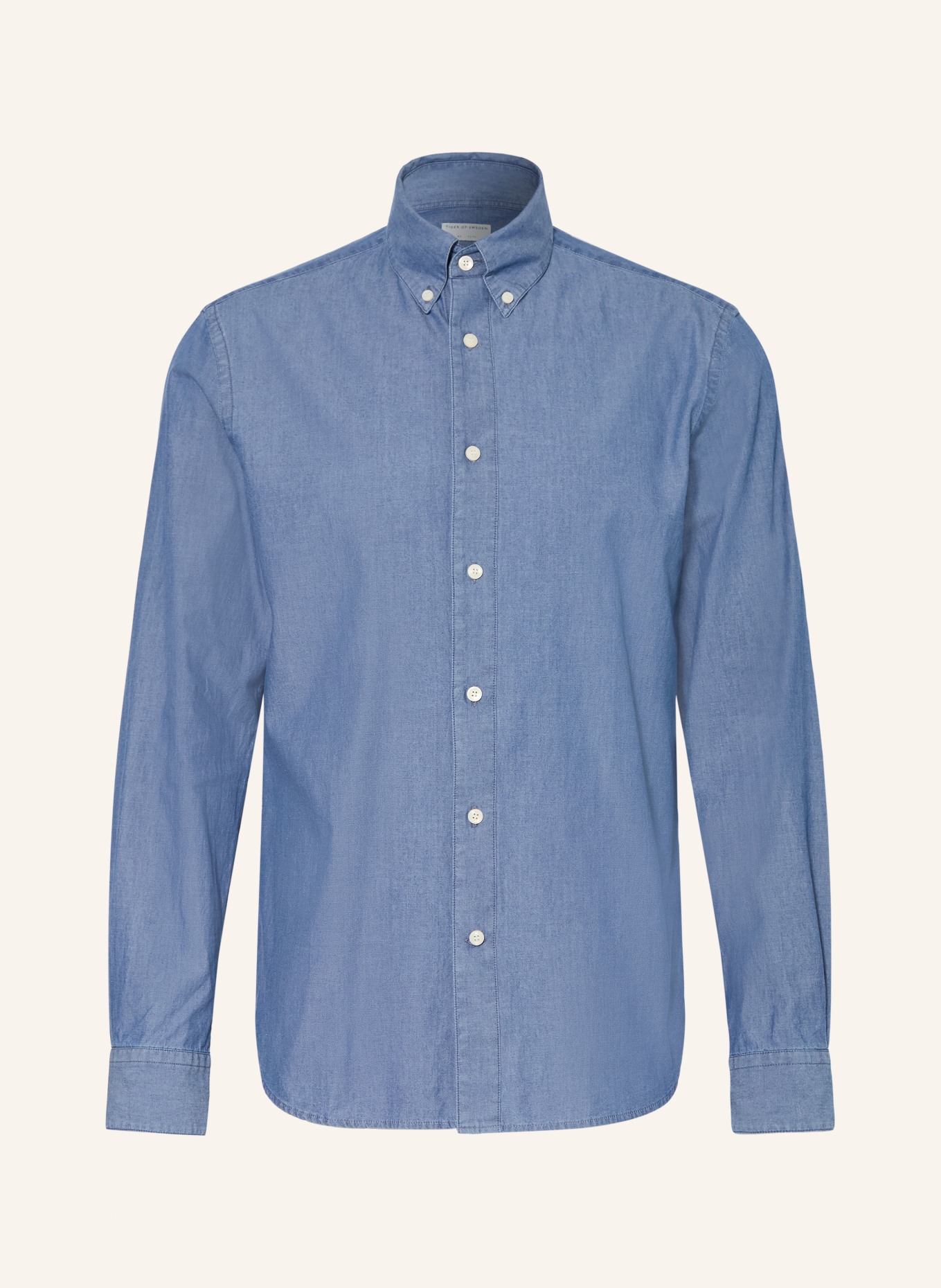 TIGER OF SWEDEN BJORN Comfort Fit Shirt: BLUE