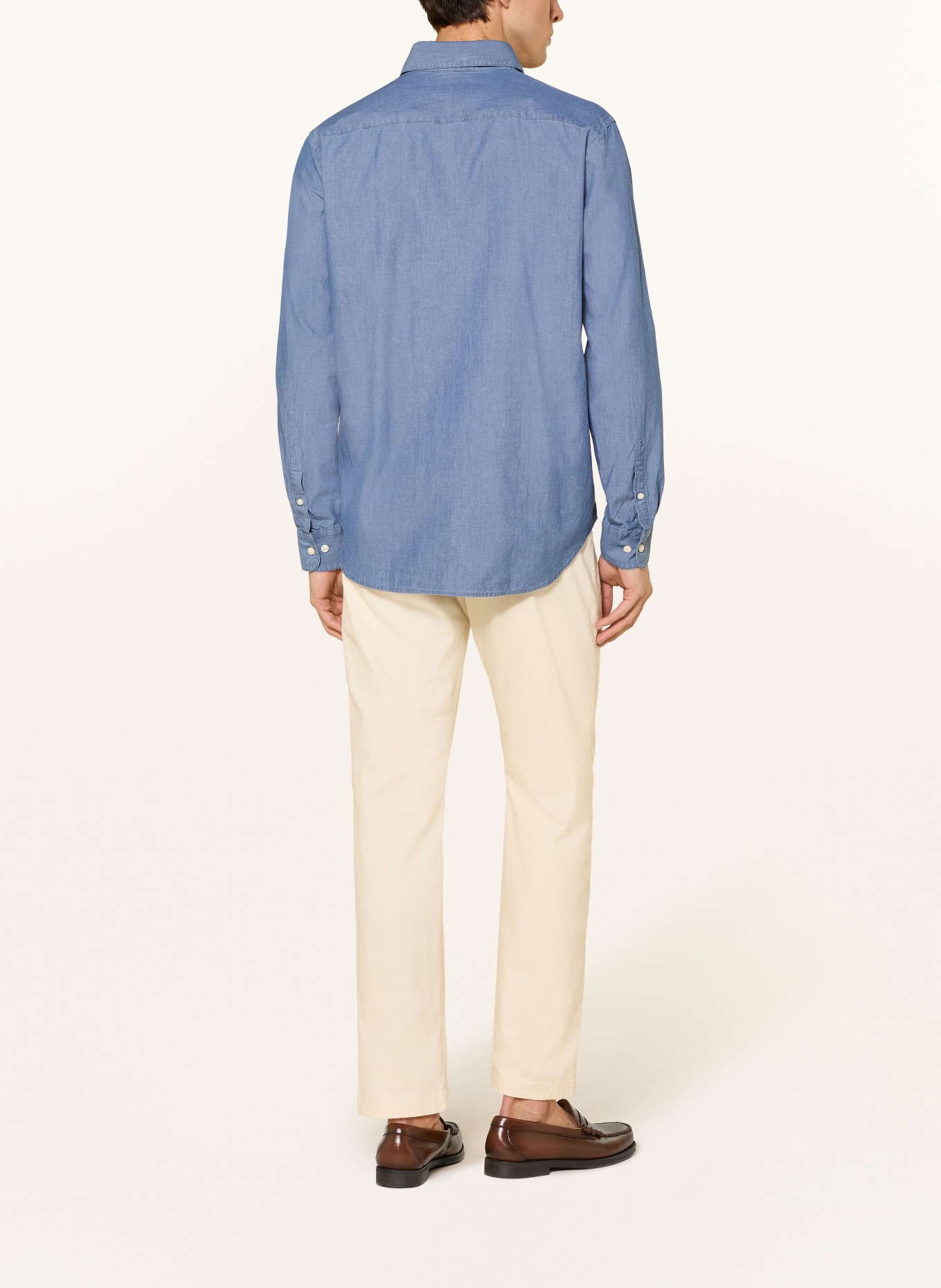 TIGER OF SWEDEN BJORN Comfort Fit Shirt: BLUE