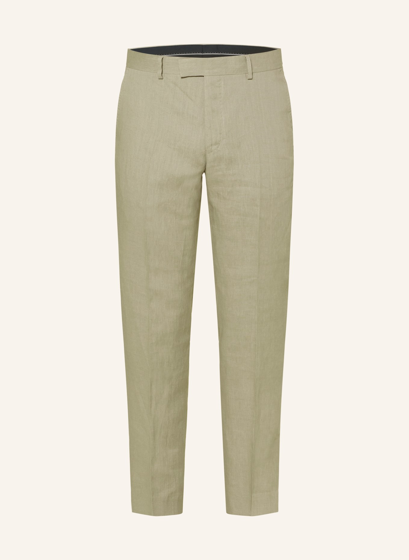 TIGER OF SWEDEN TENUTA Slim Fit linen suit pants: 03D Mole