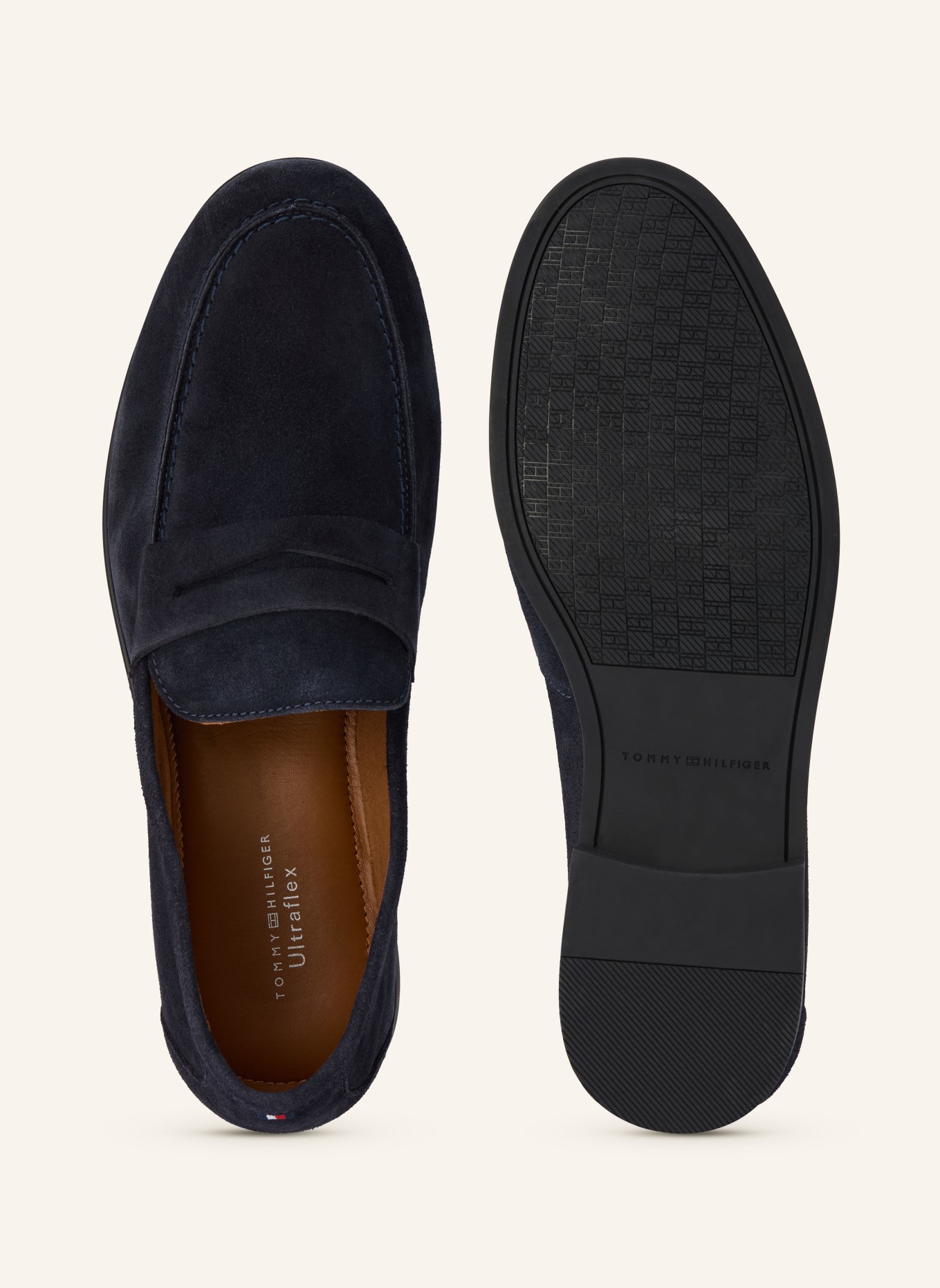 TOMMY HILFIGER penny loafer: DARK BLUE