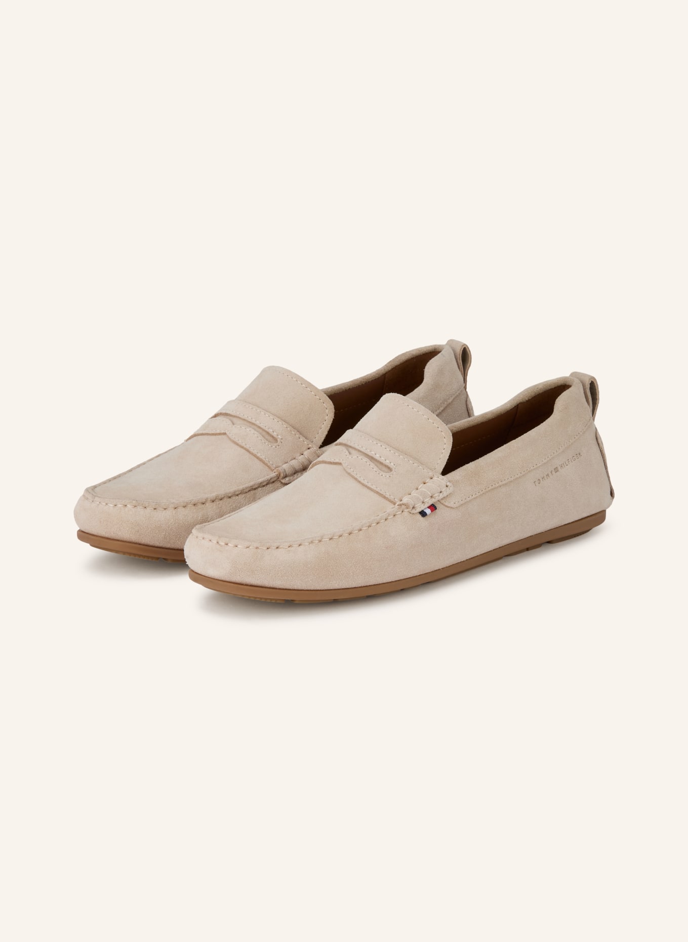 TOMMY HILFIGER Mokassins: BEIGE