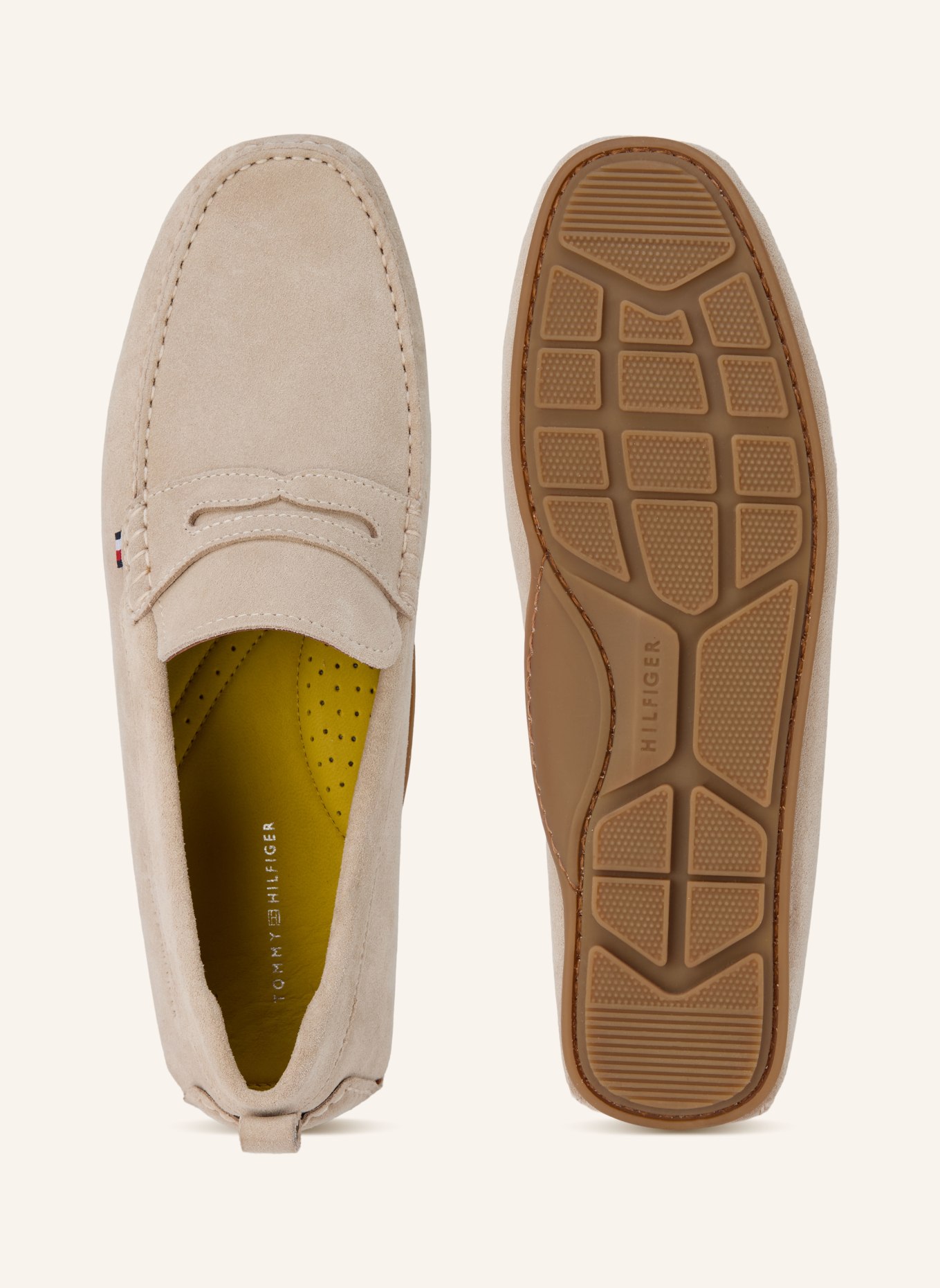 TOMMY HILFIGER Mokassins: BEIGE