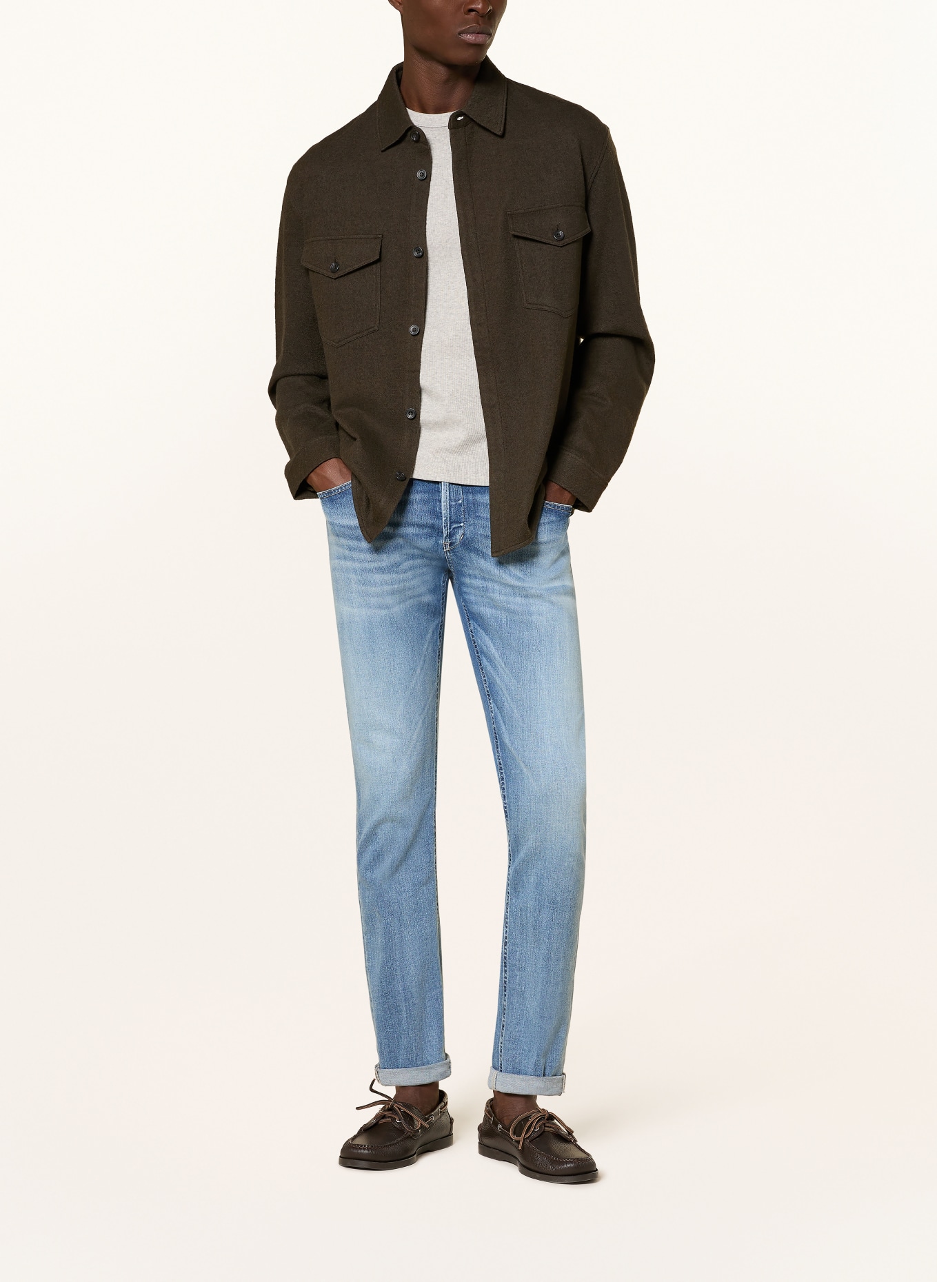 Dondup Džíny GEORGE Skinny Fit: 800 BLU