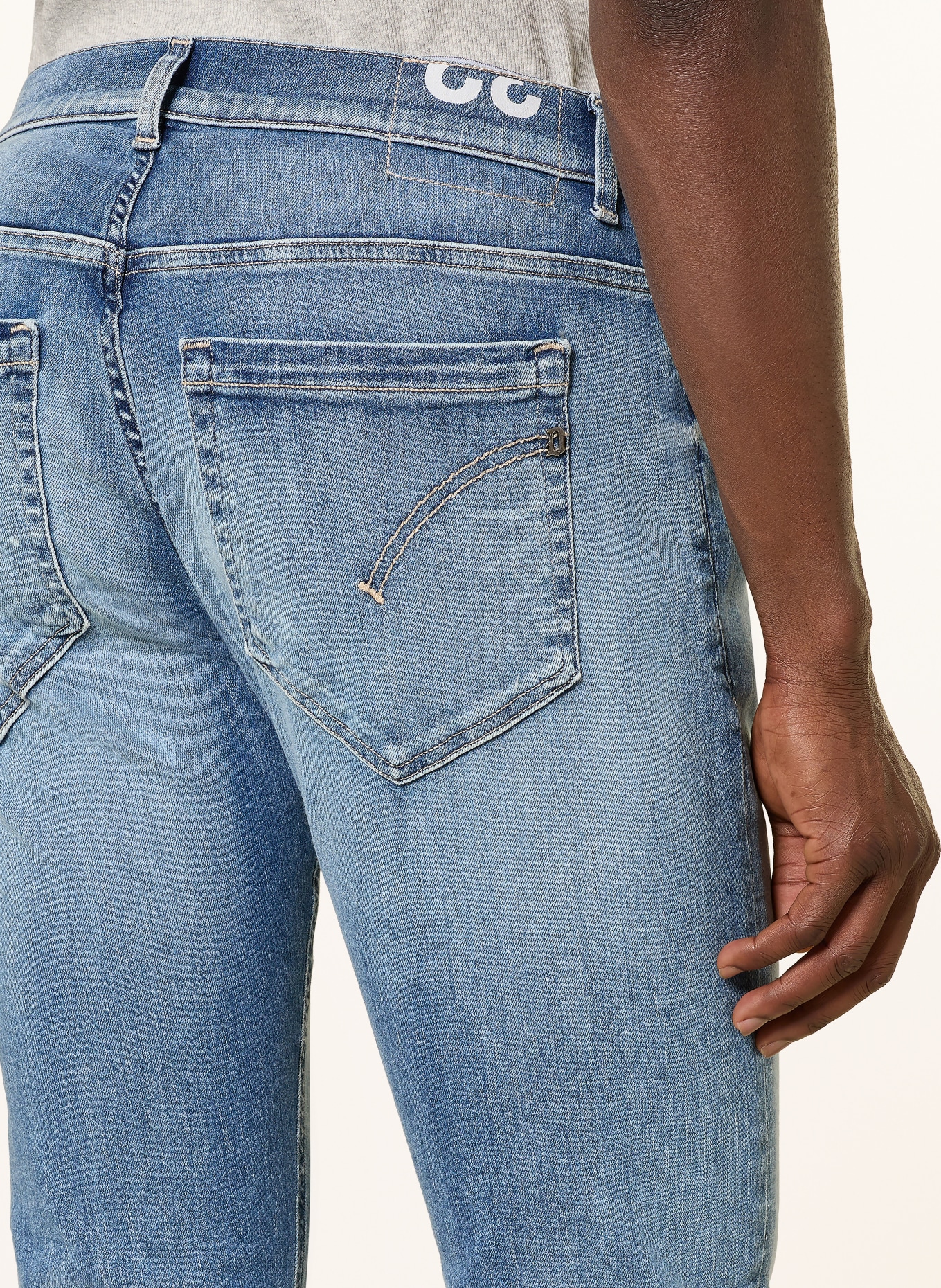 Dondup Džíny GEORGE Skinny Fit: 800 BLU