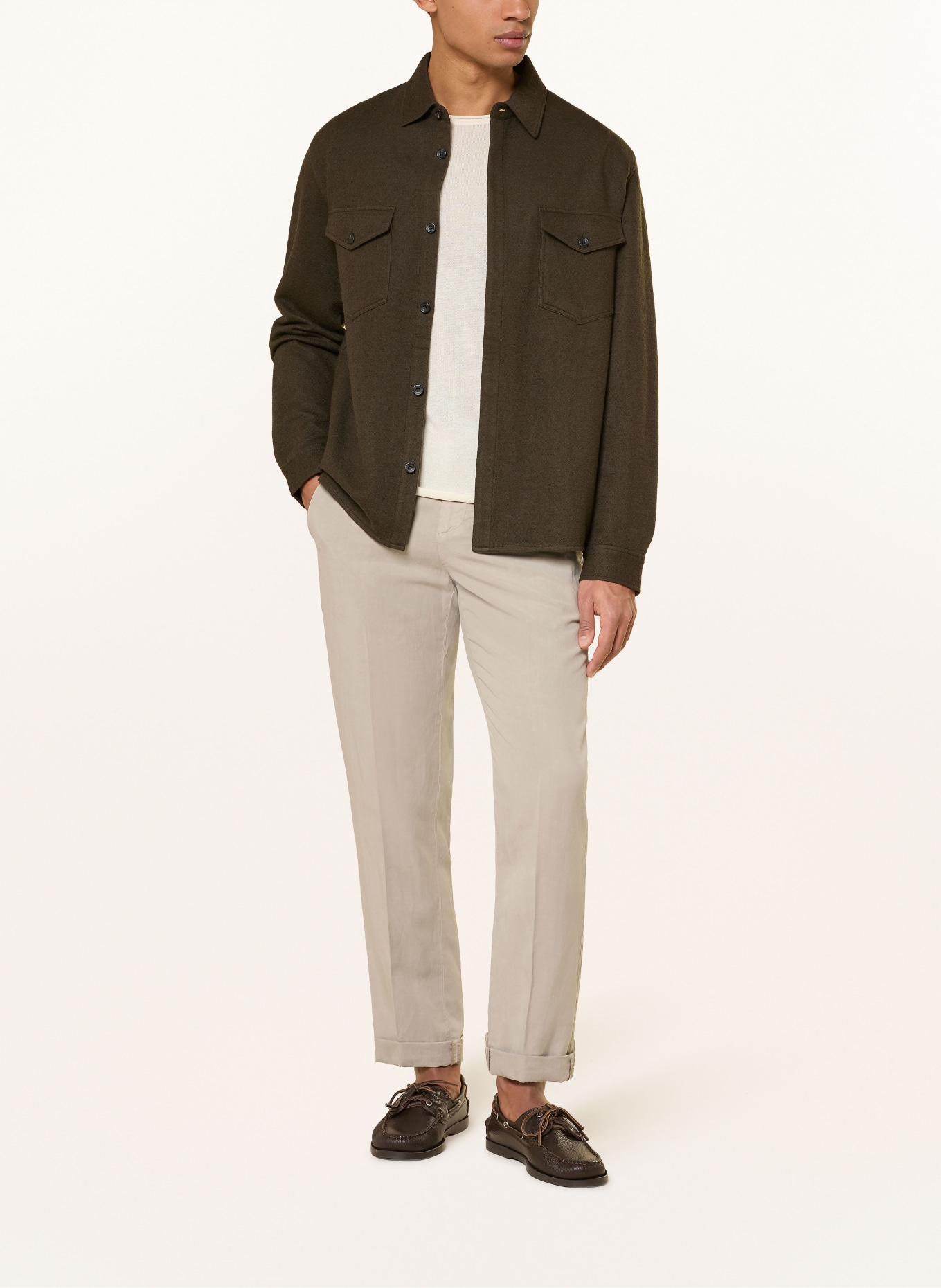 Dondup Chino GAUBERT Slim Fit: BÉŽOVÁ