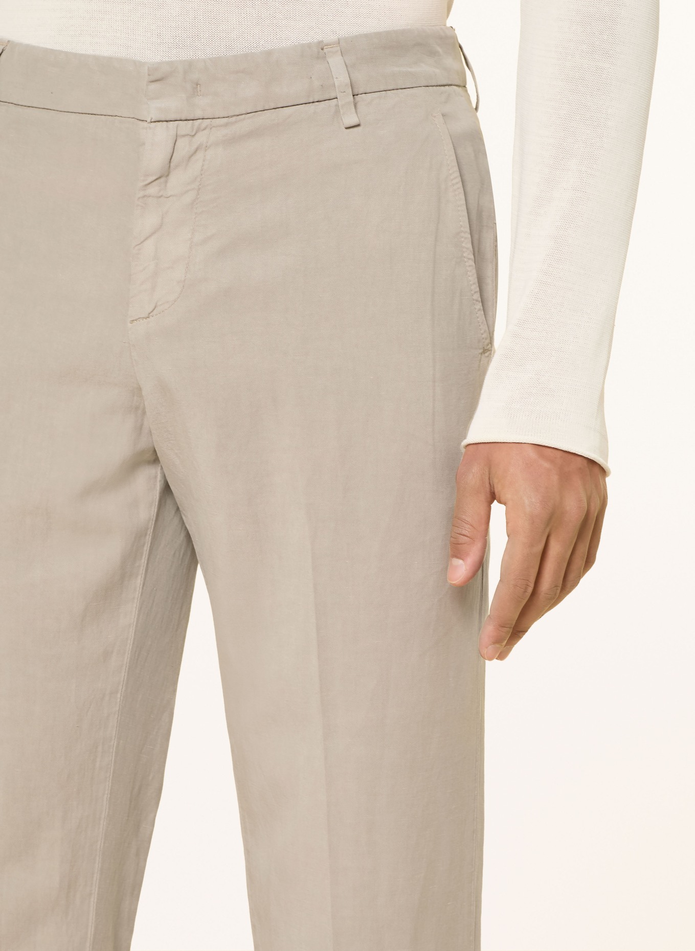 Dondup Chino GAUBERT Slim Fit: BÉŽOVÁ