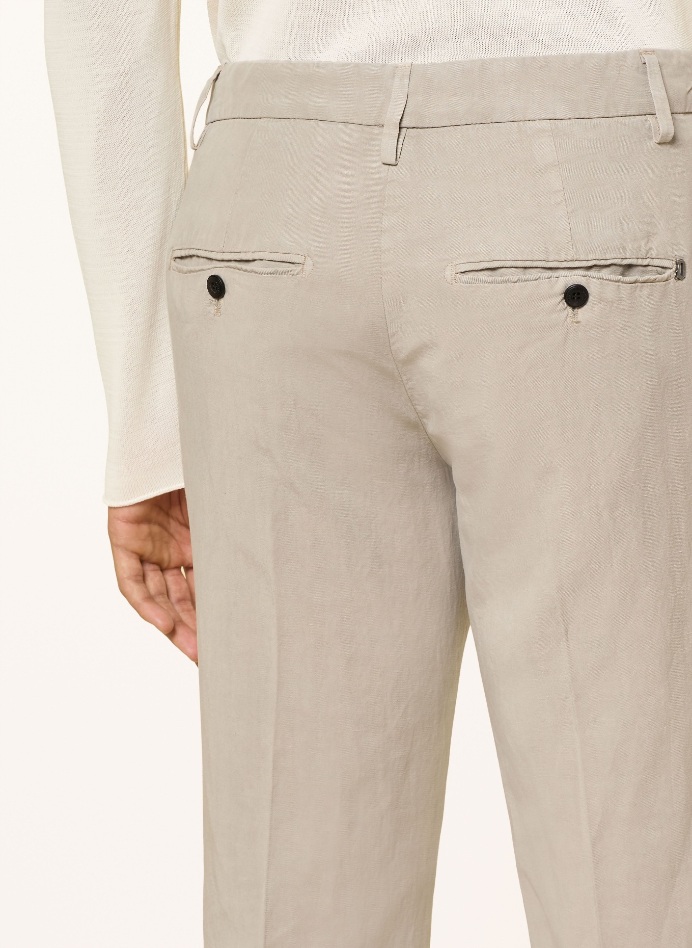 Dondup Chino GAUBERT Slim Fit: BÉŽOVÁ