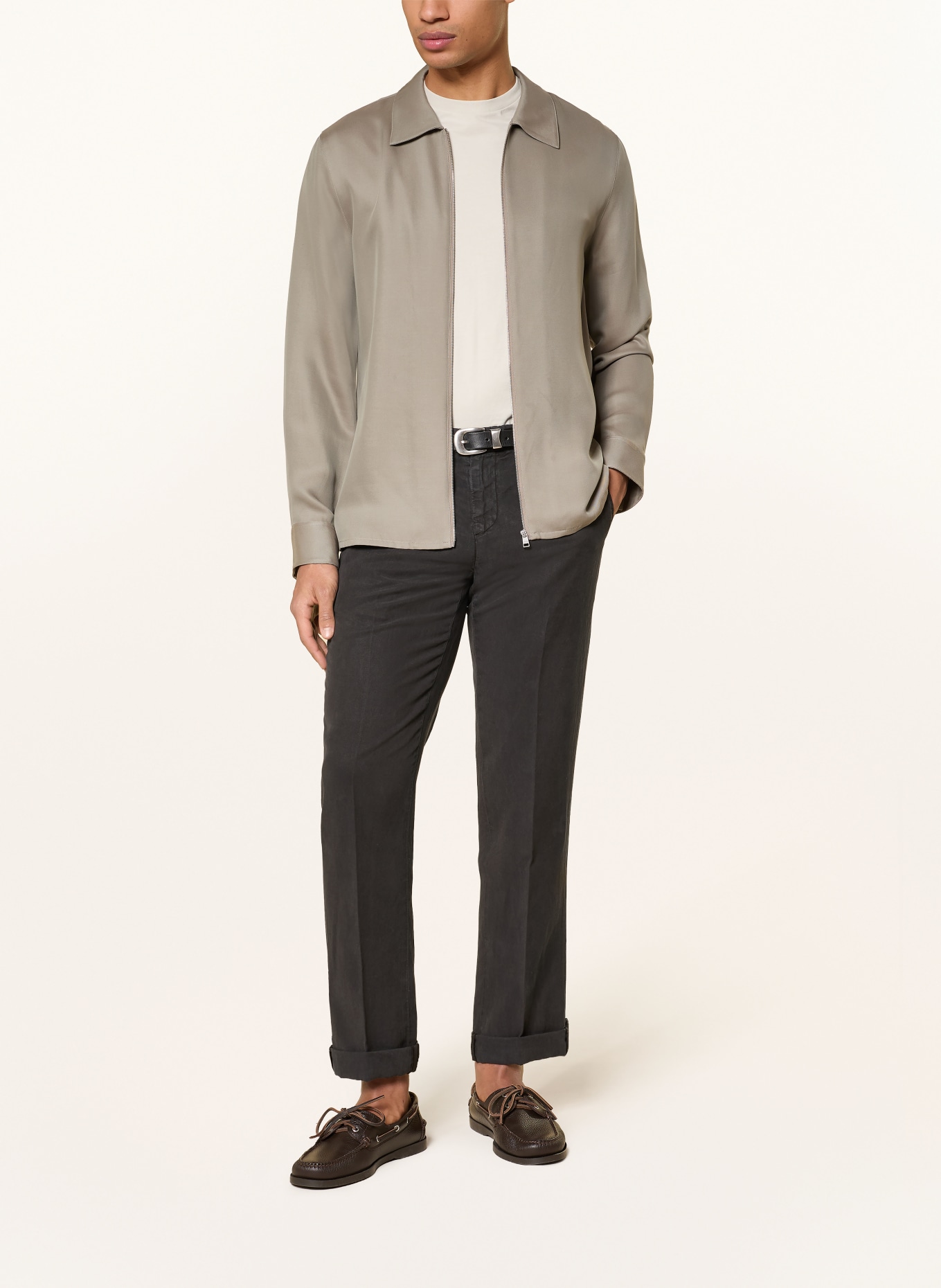 Dondup Chino GAUBERT Slim Fit: ČERNÁ