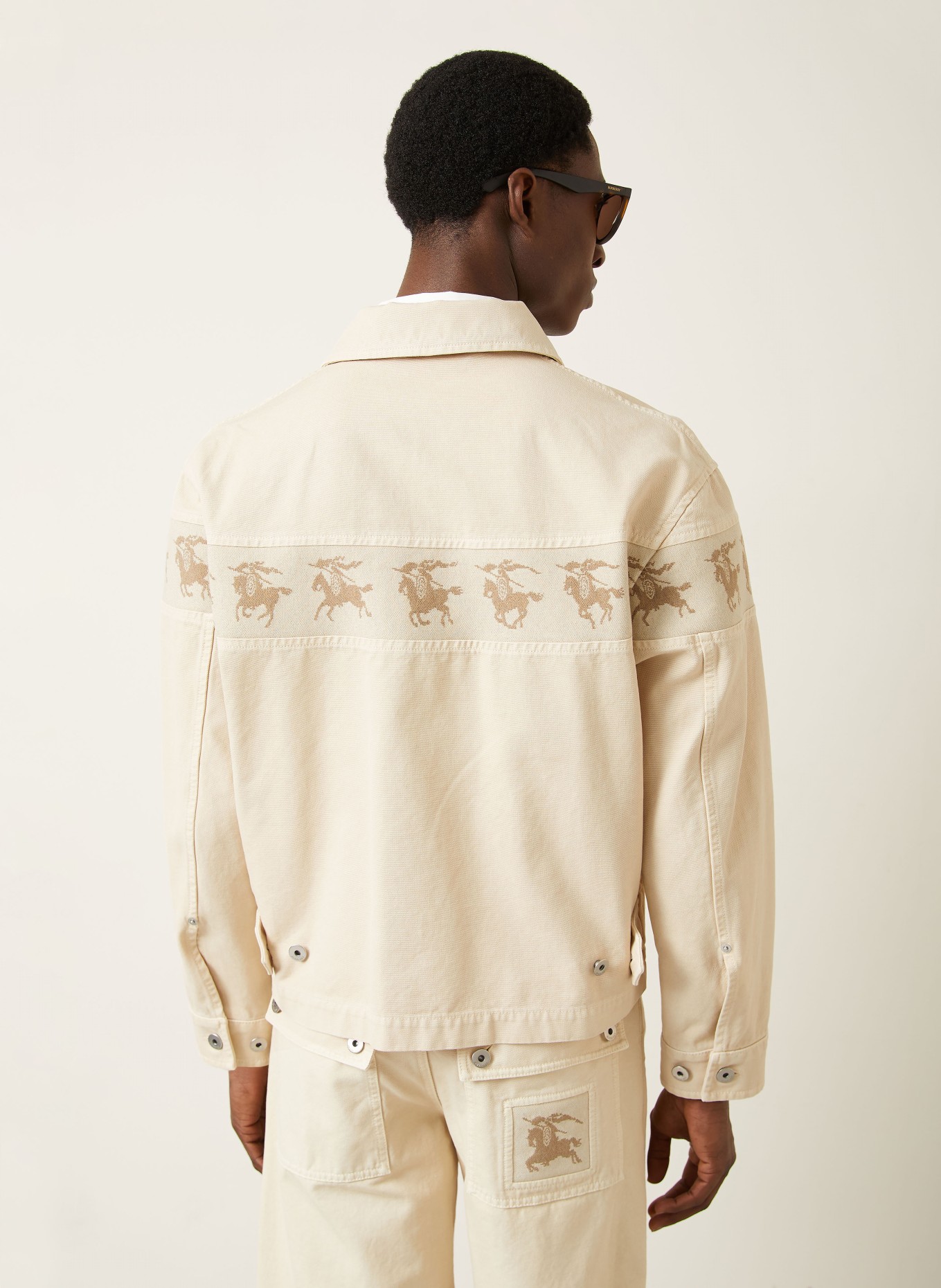 BURBERRY Overjacket: HELLBRAUN / BEIGE