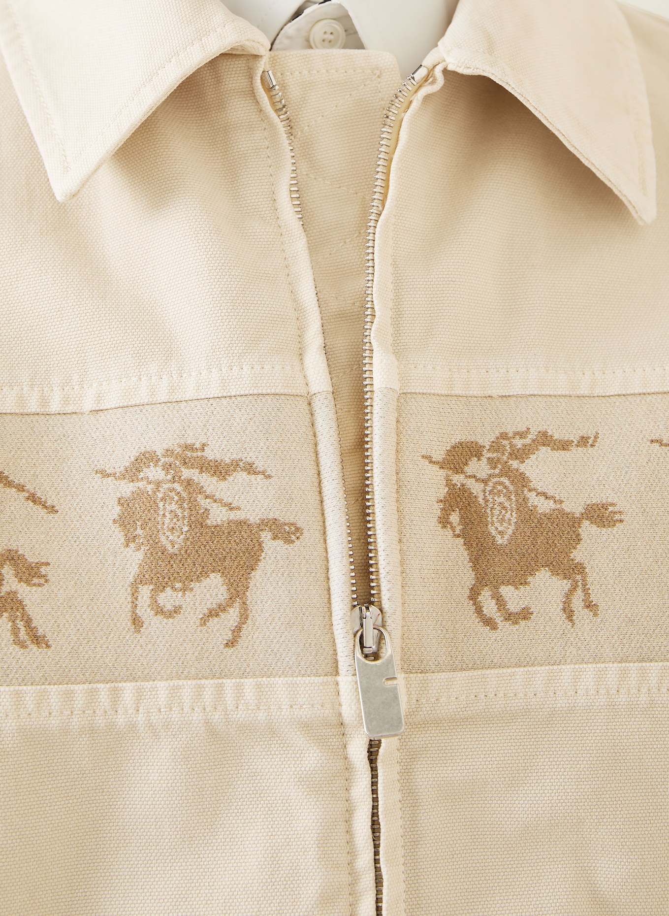 BURBERRY Overjacket: HELLBRAUN / BEIGE