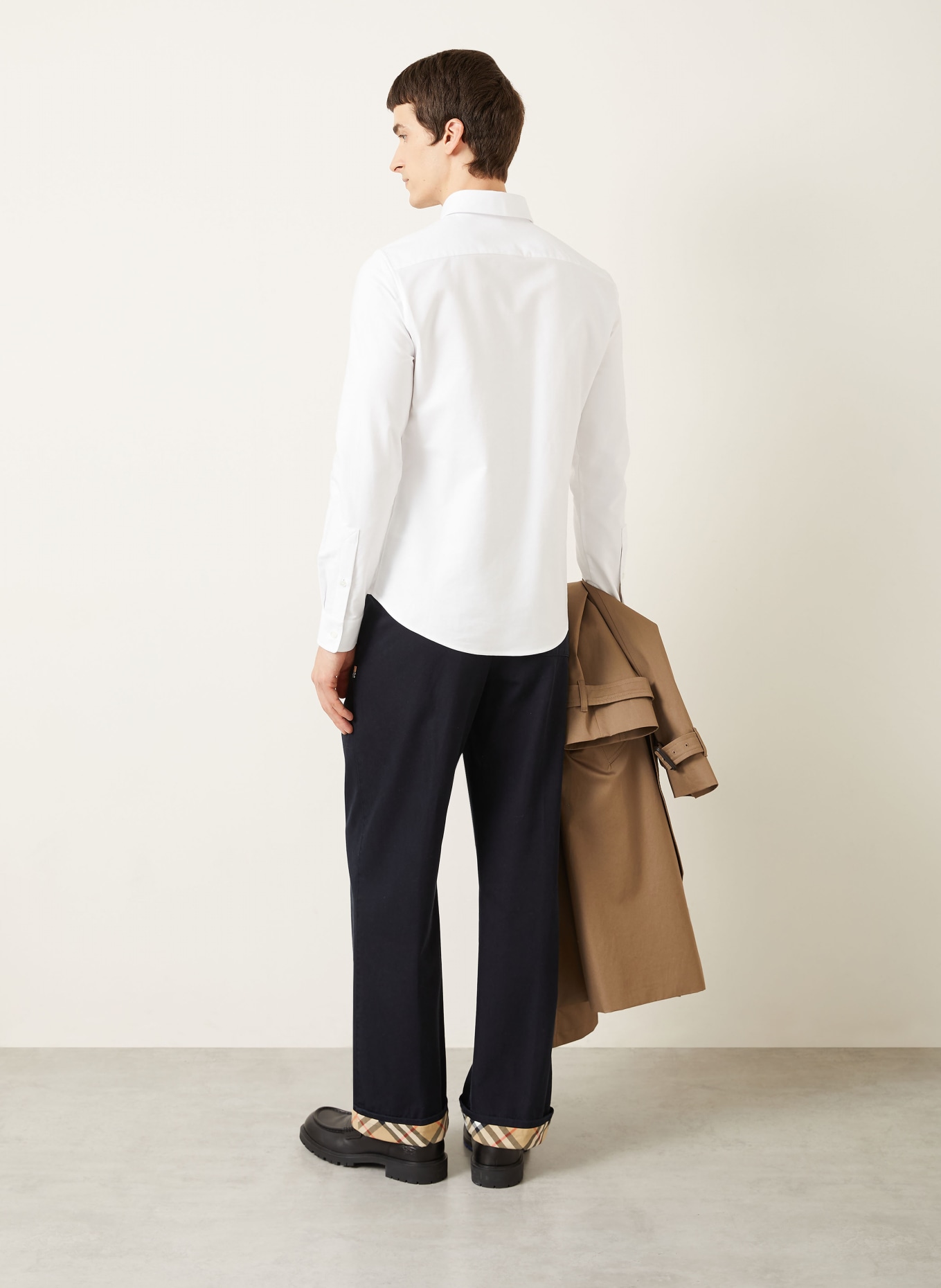 BURBERRY STANDRIC Extra Slim Fit Shirt: WHITE