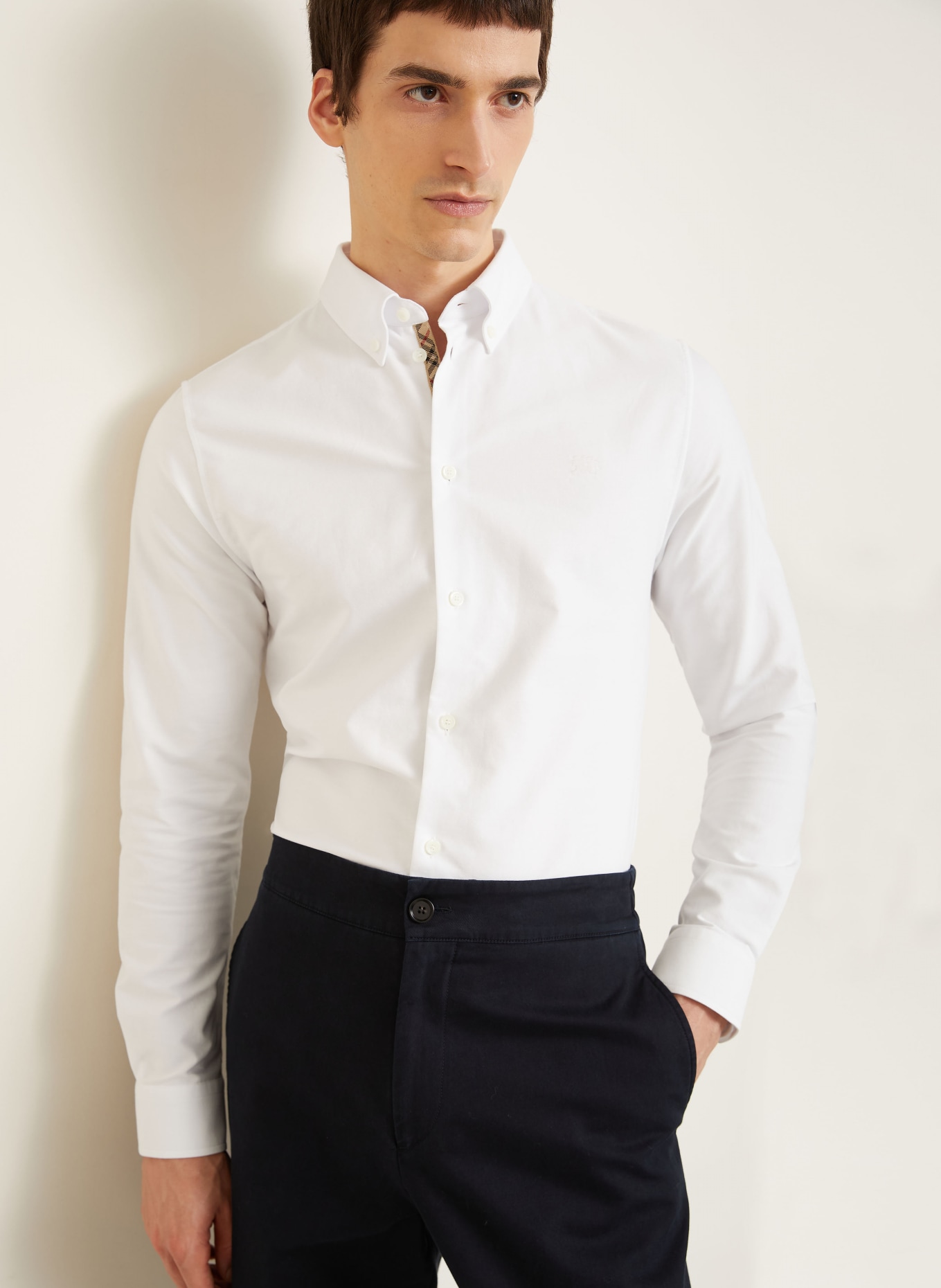 BURBERRY STANDRIC Extra Slim Fit Shirt: WHITE