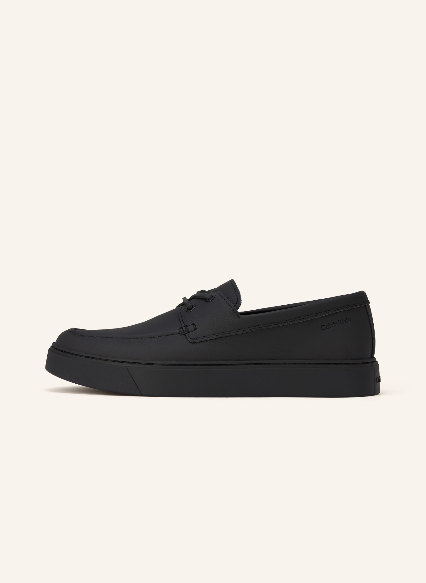 Calvin Klein lace-up shoes: BLACK