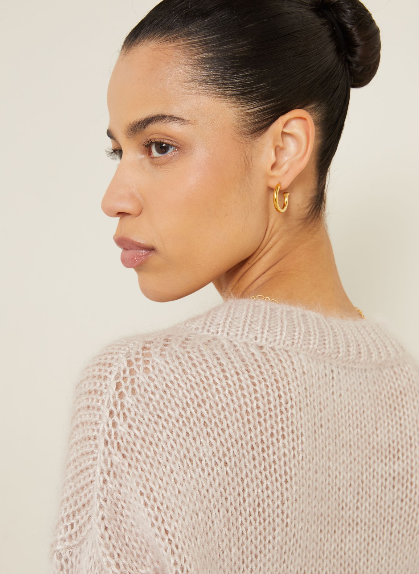 IRIS von ARNIM Pullover LAMEGO mit Mohair und Seide: ROSÉ