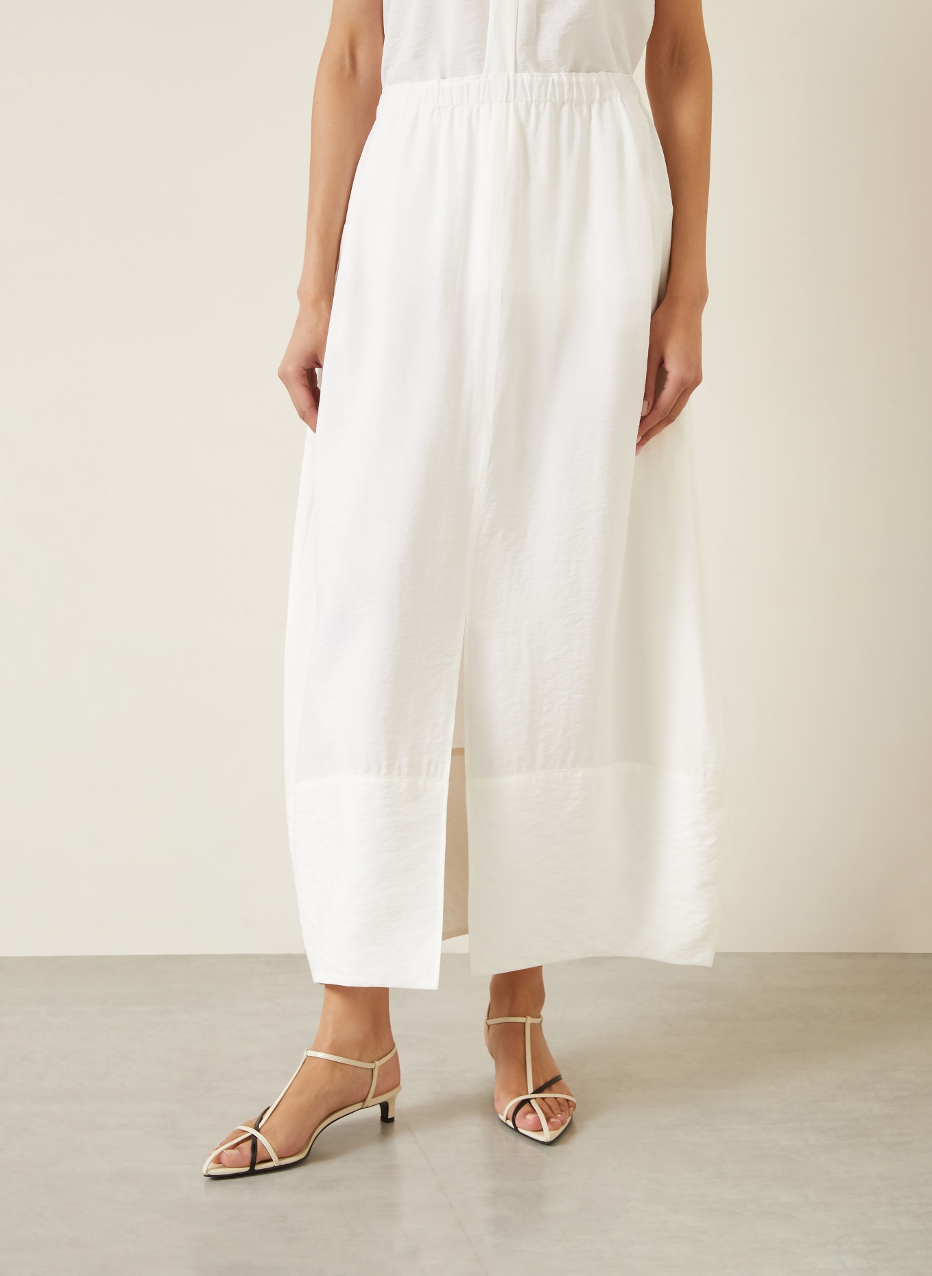 IRIS von ARNIM Silk skirt NAPOLI: WHITE