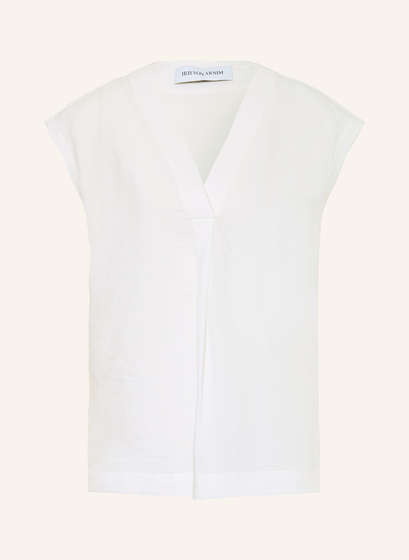 IRIS von ARNIM Blusentop NEOLANI aus Seide: WEISS