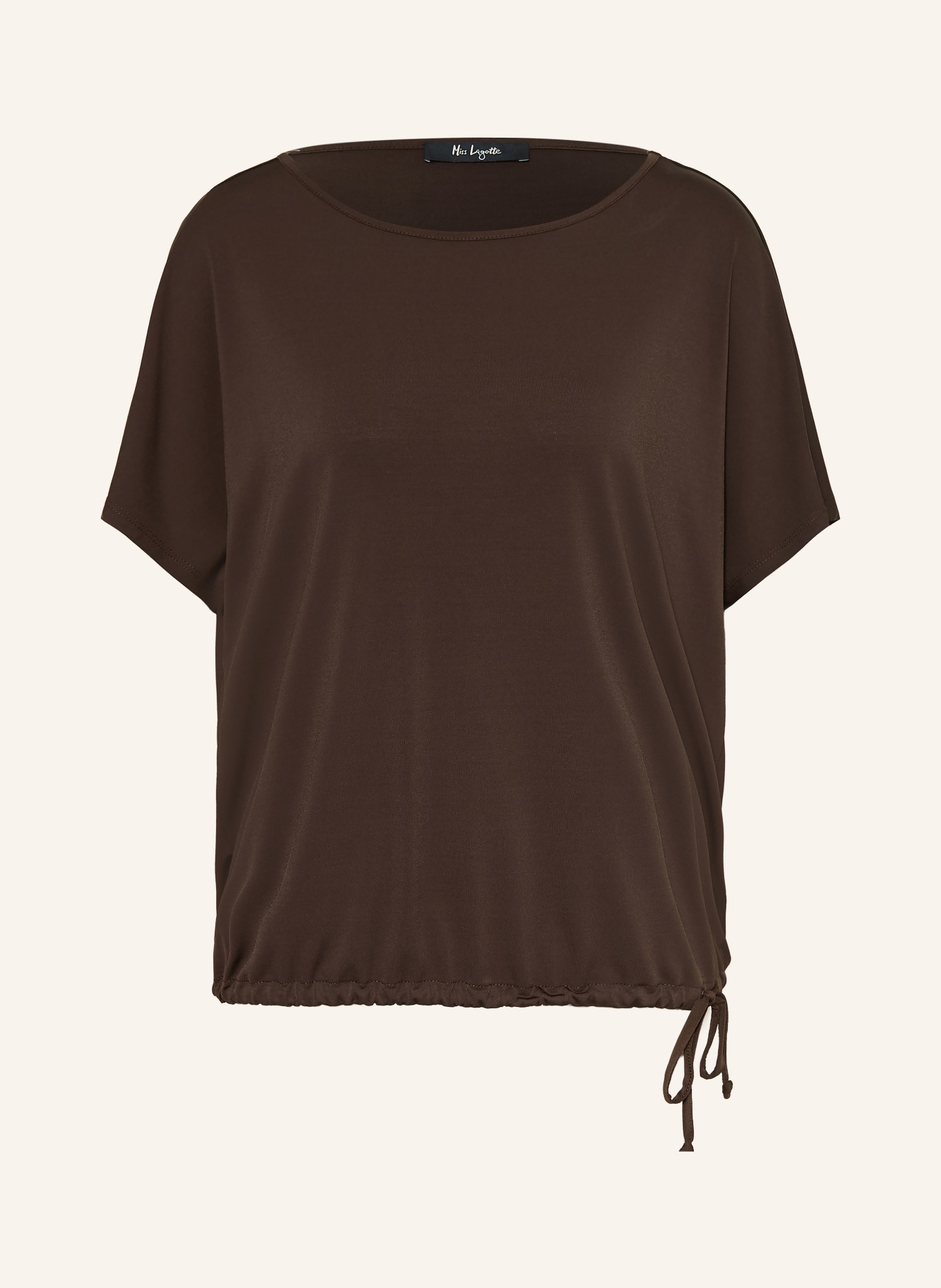 Miss Lagotte T-shirt: MARRON FONCÉ