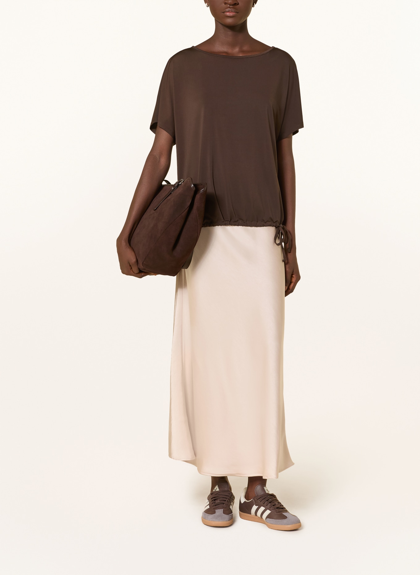 Miss Lagotte T-shirt: MARRON FONCÉ