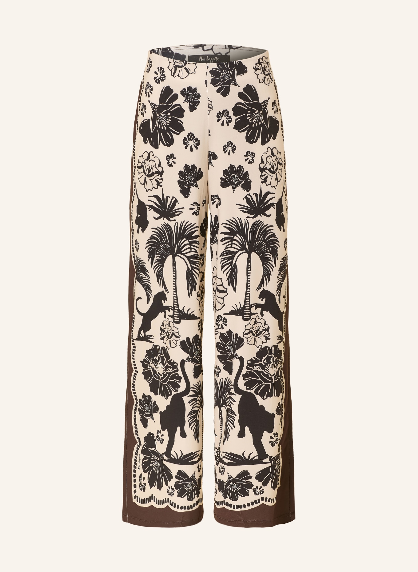 Miss Lagotte Spódnico-spodnie: CIEMNOBRĄZOWY / BEŻOWY / CZARNY