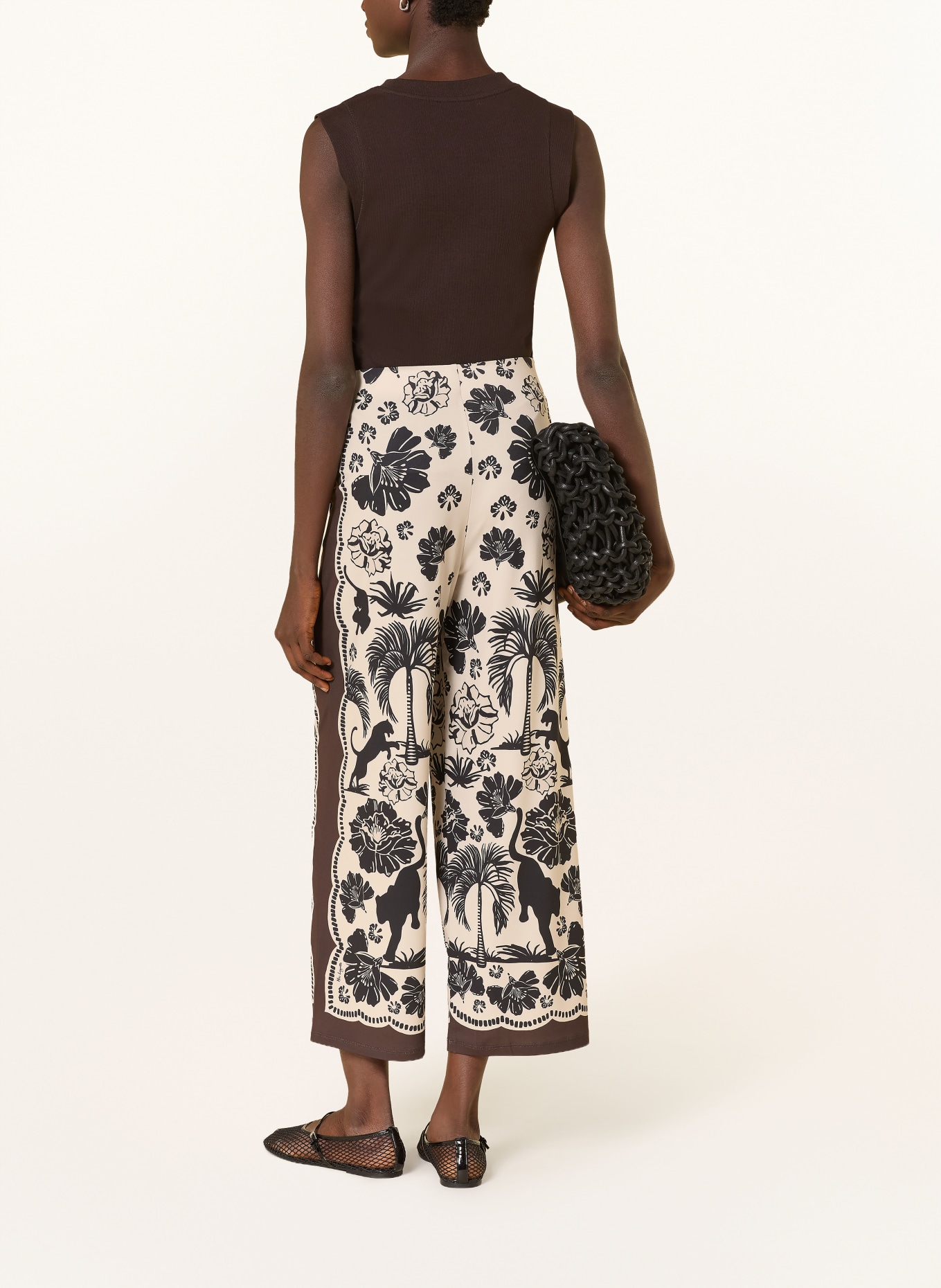 Miss Lagotte Spódnico-spodnie: CIEMNOBRĄZOWY / BEŻOWY / CZARNY