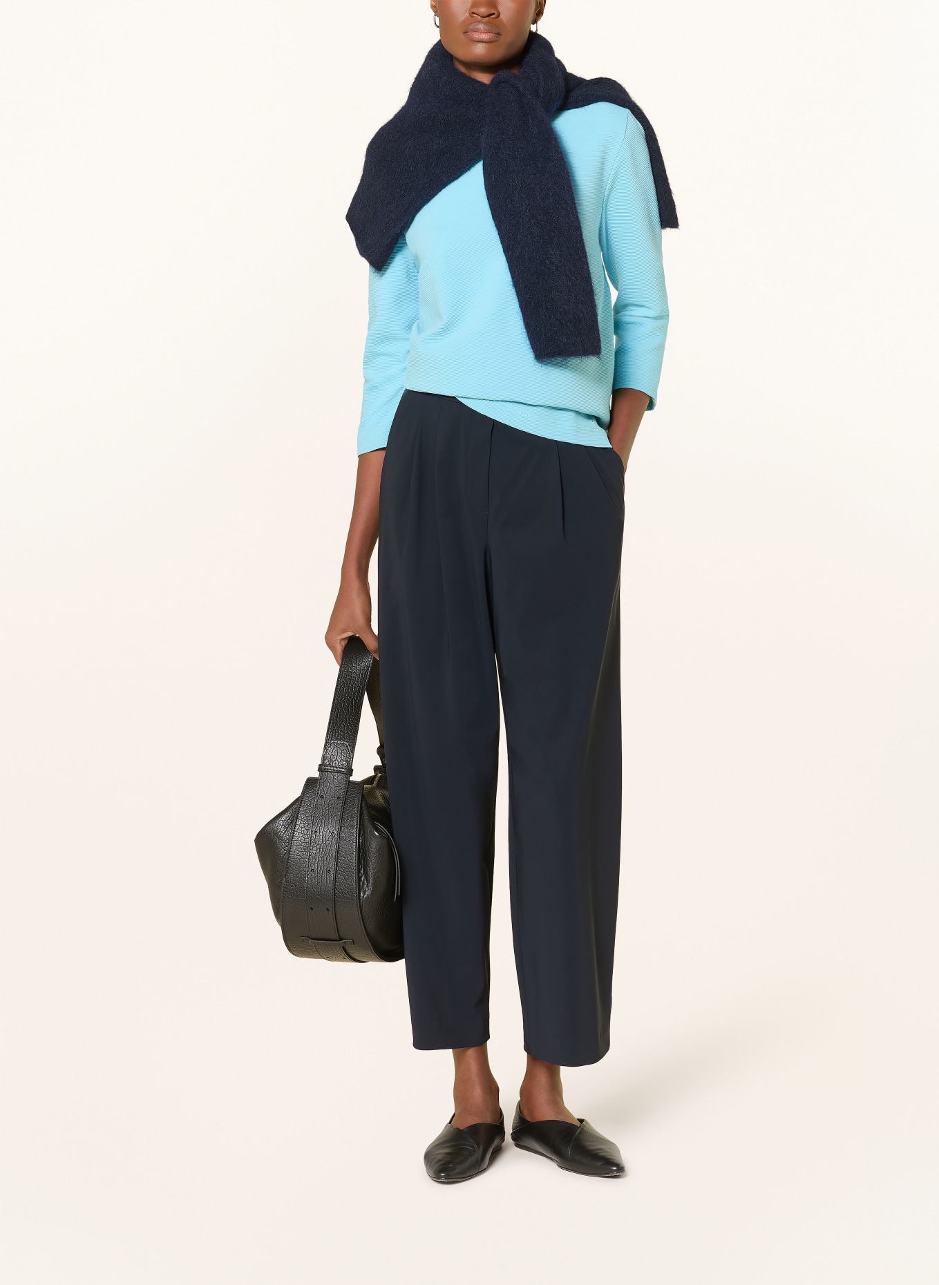 ZAÍDA Shirt mit 3/4-Arm: TÜRKIS