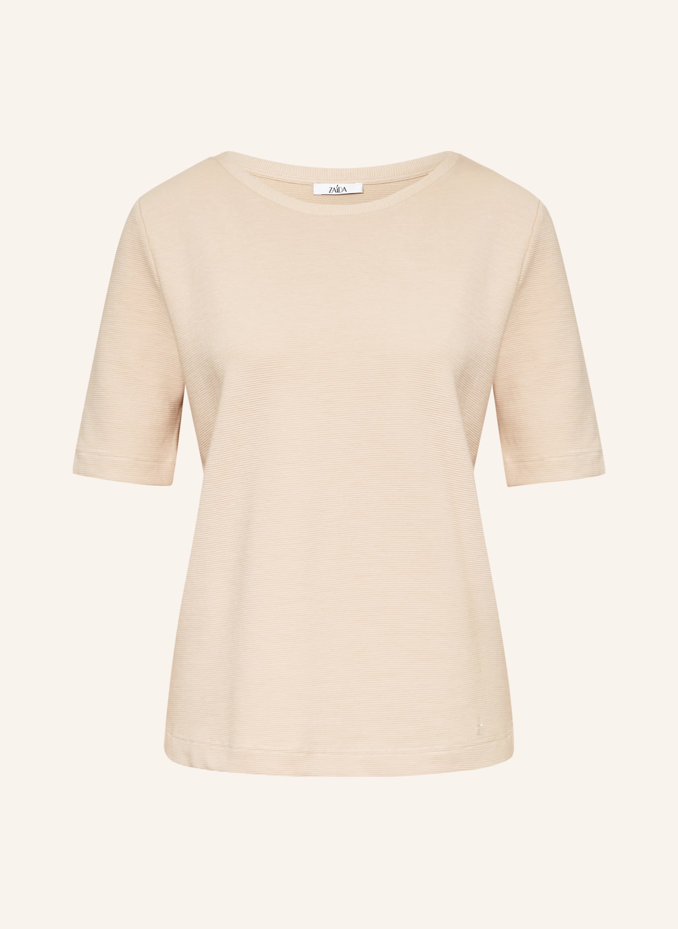 ZAÍDA T-shirt: LIGHT BROWN