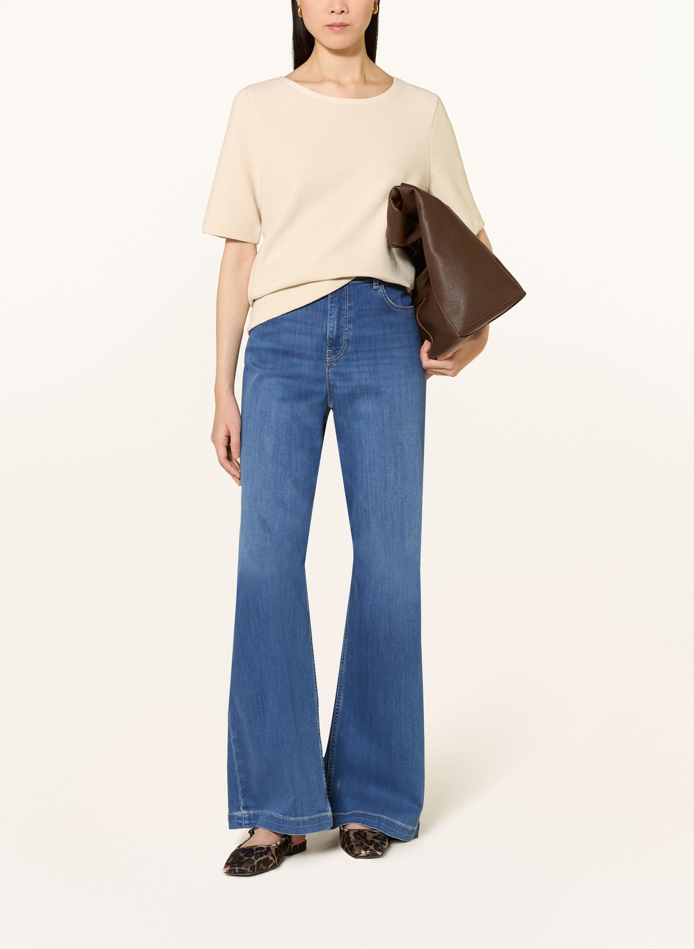 ZAÍDA T-shirt: LIGHT BROWN