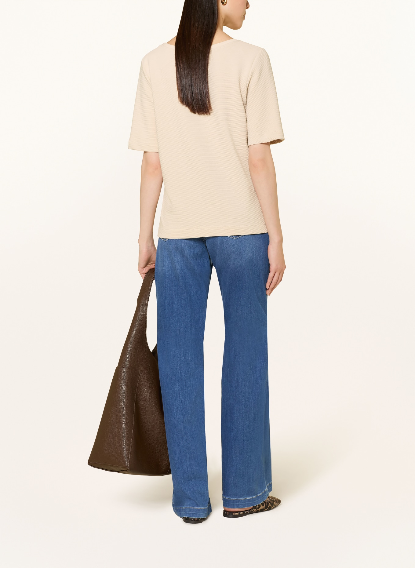 ZAÍDA T-shirt: LIGHT BROWN