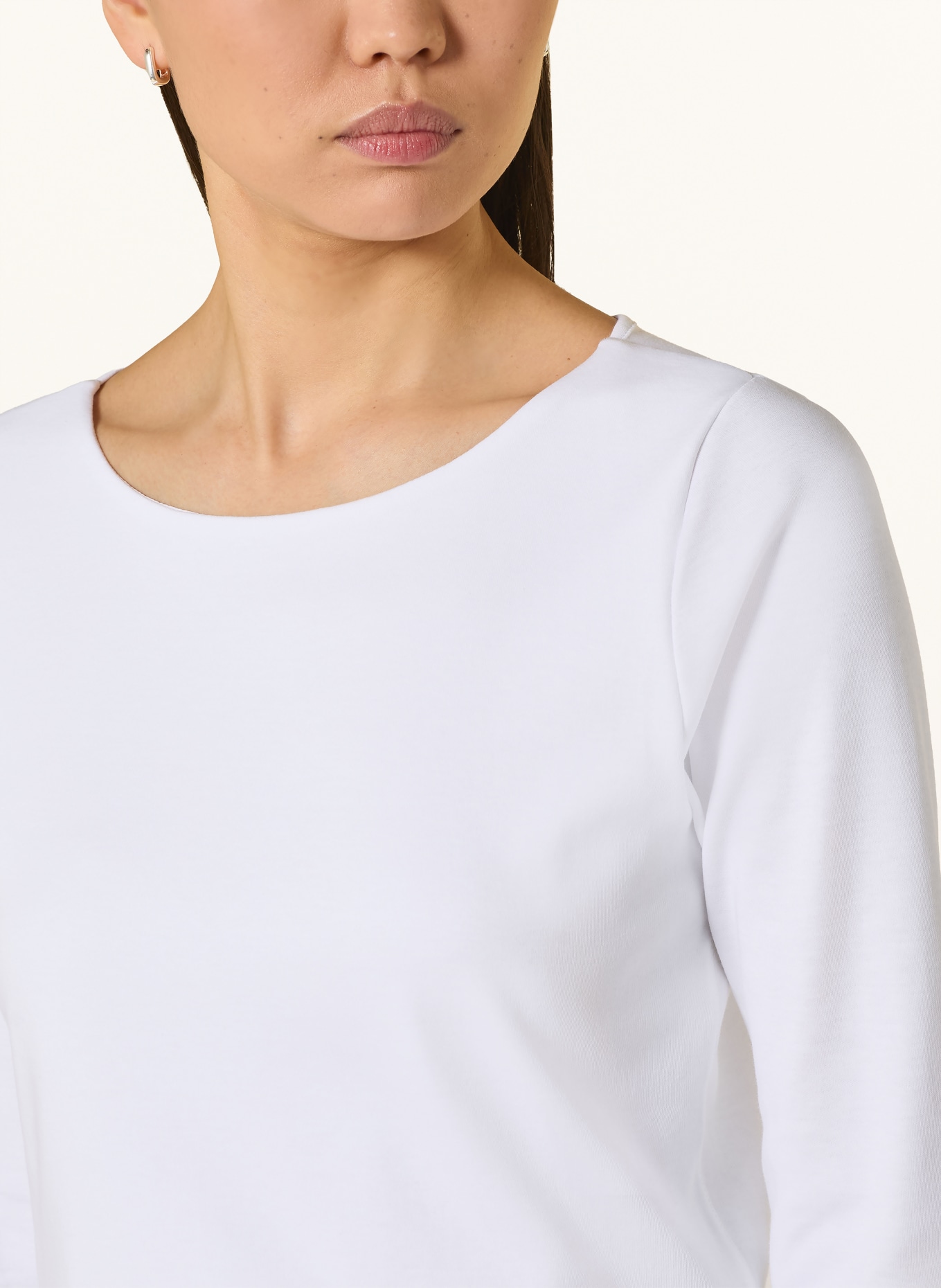 ZAÍDA Tričko s 3/4 rukávem: BÍLÁ