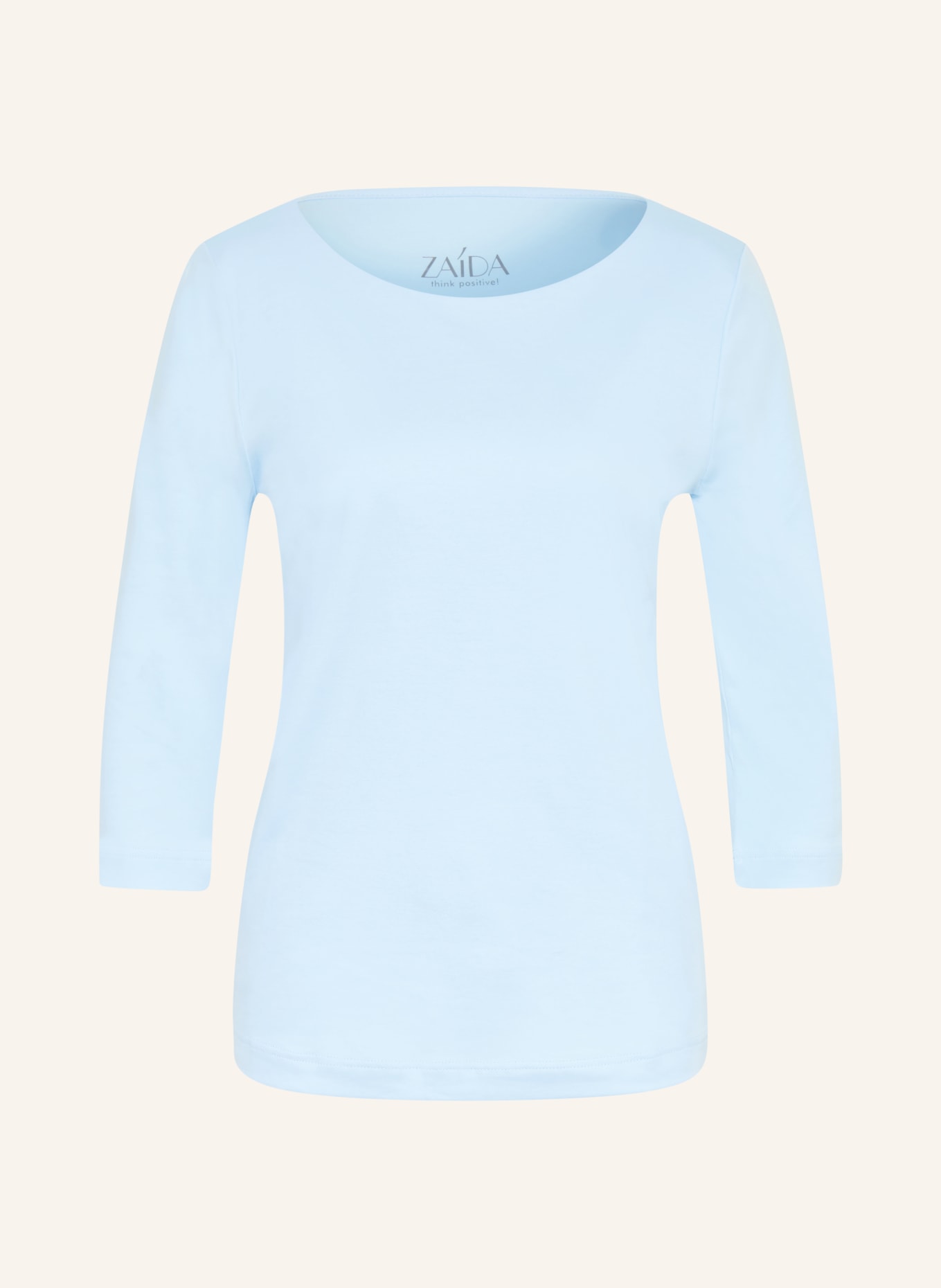ZAÍDA Shirt mit 3/4-Arm: HELLBLAU