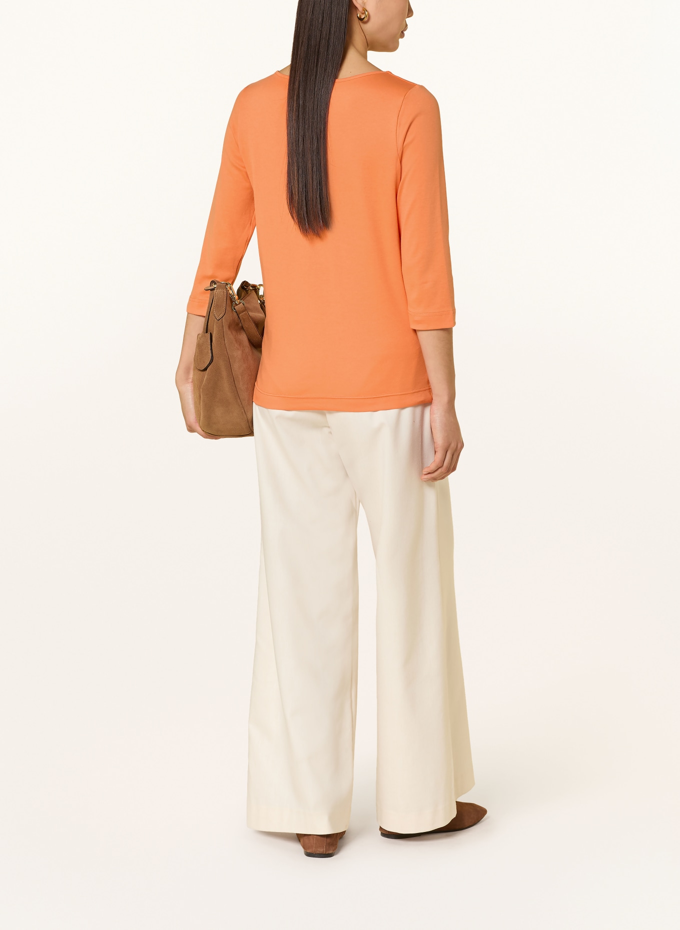 ZAÍDA Tričko s 3/4 rukávem: ORANŽOVÁ