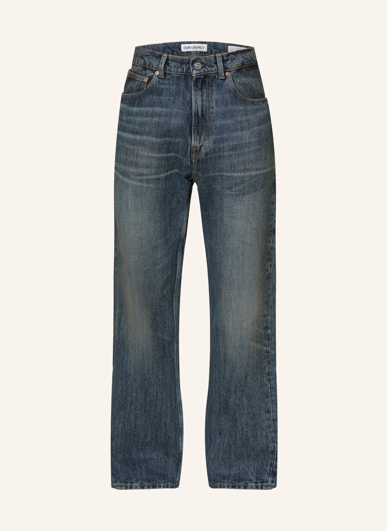OUR LEGACY Dżinsy THIRD CUT Relaxed Fit: Rocker Storm Wash
