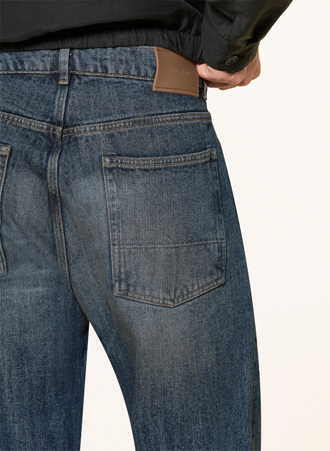 OUR LEGACY Dżinsy THIRD CUT Relaxed Fit: Rocker Storm Wash