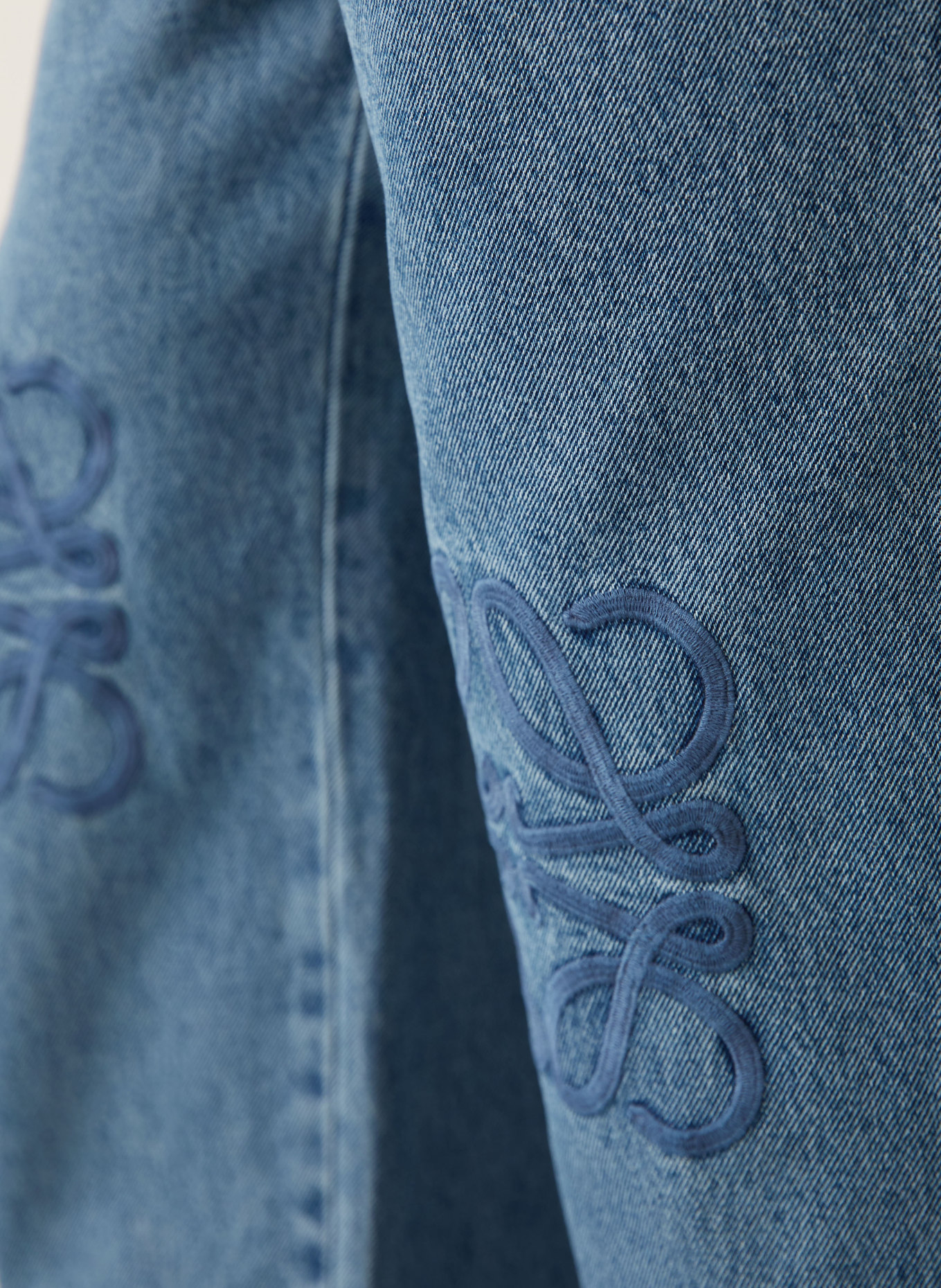LOEWE Jeans ANAGRAM BAGGY Regular Fit: 5320 JEANS BLUE