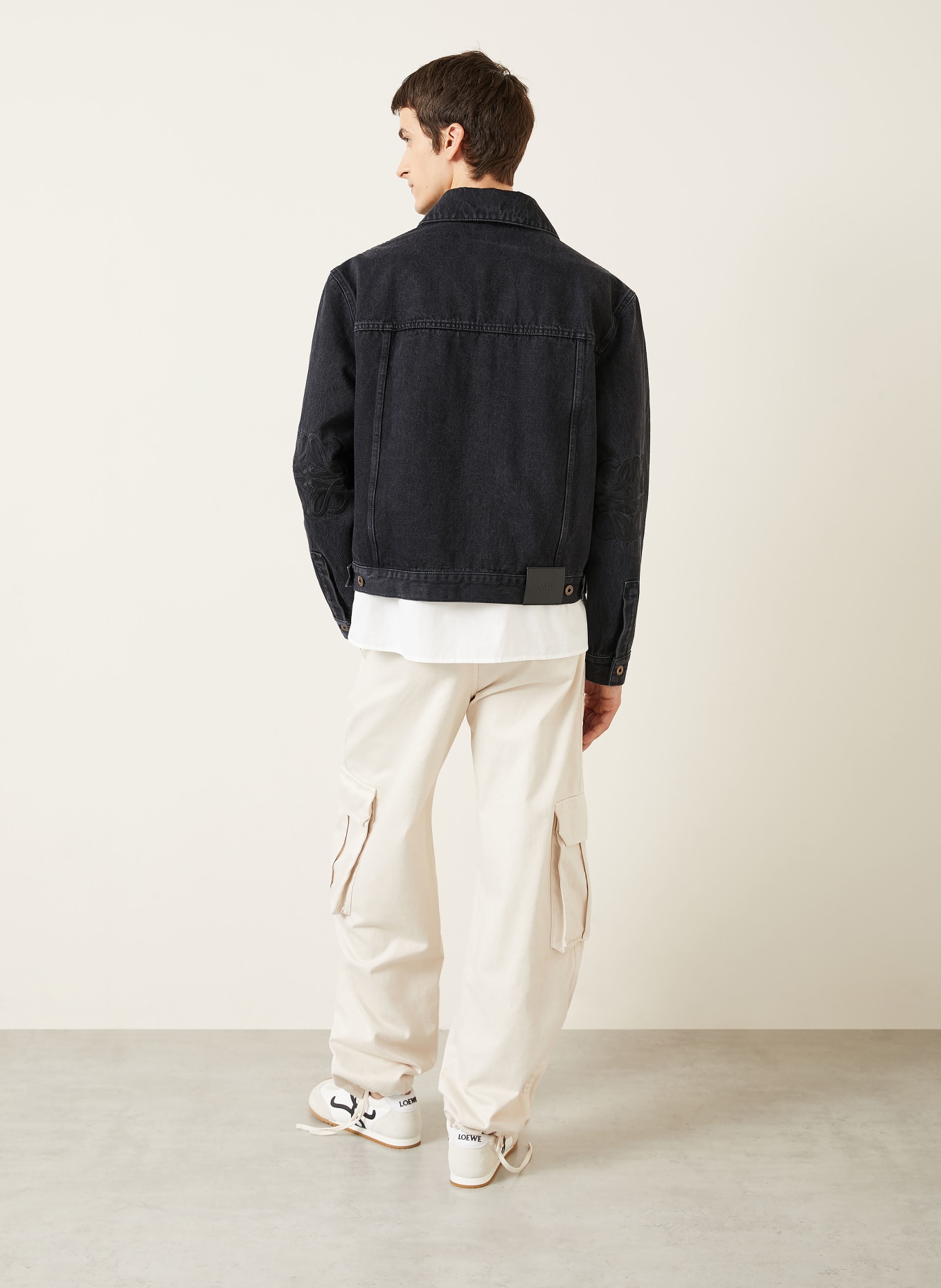 LOEWE kurtka dżinsowa: 1100 BLACK