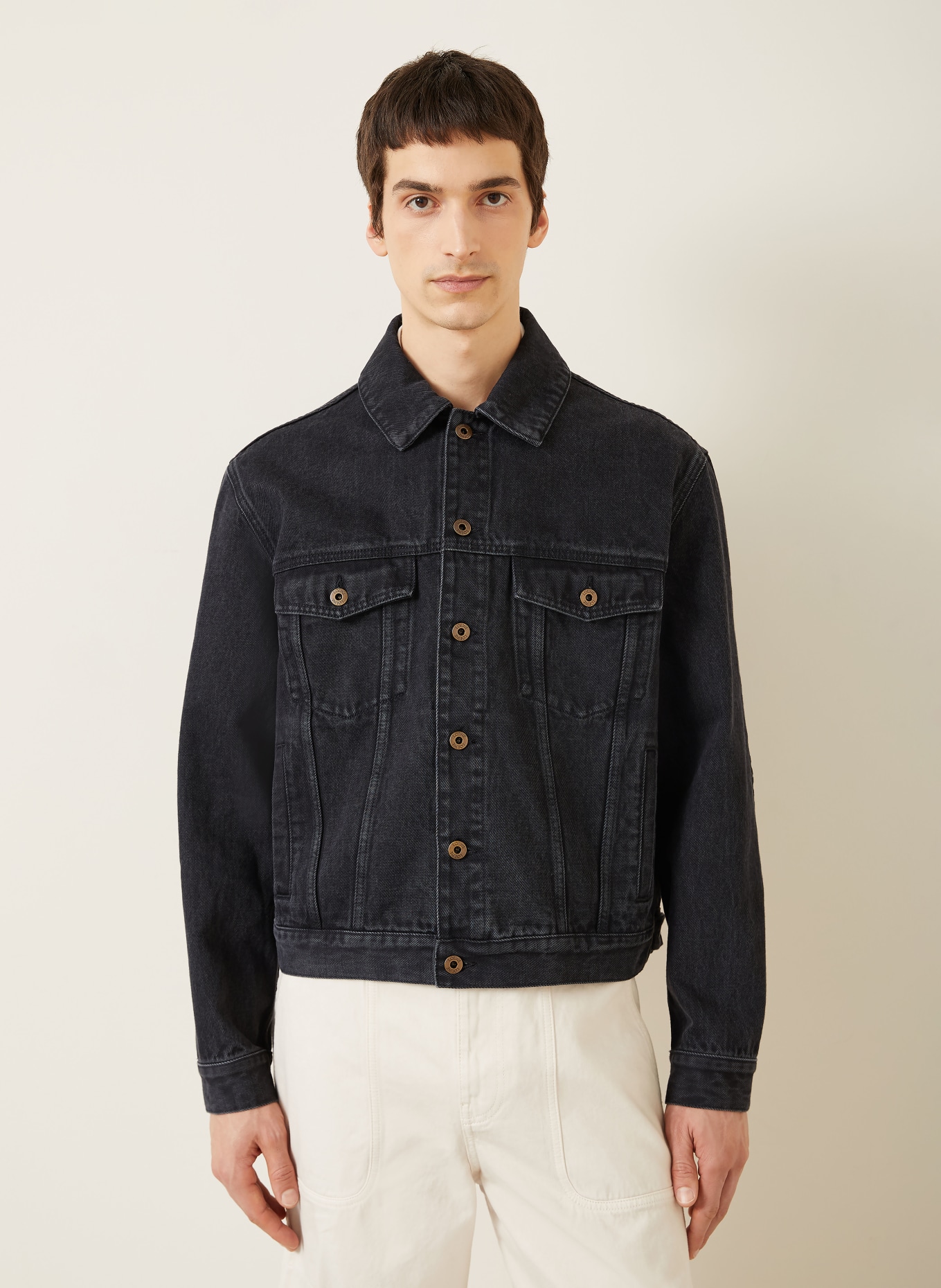 LOEWE kurtka dżinsowa: 1100 BLACK