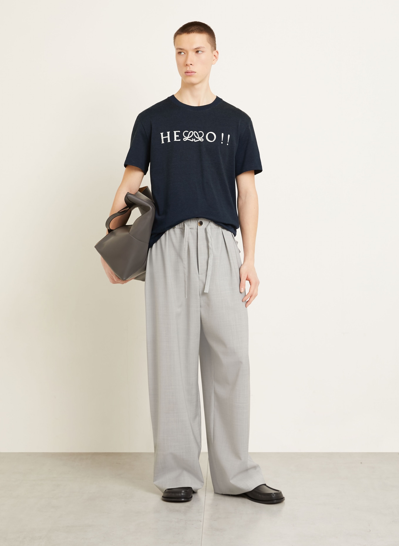 LOEWE T-Shirt: DUNKELBLAU