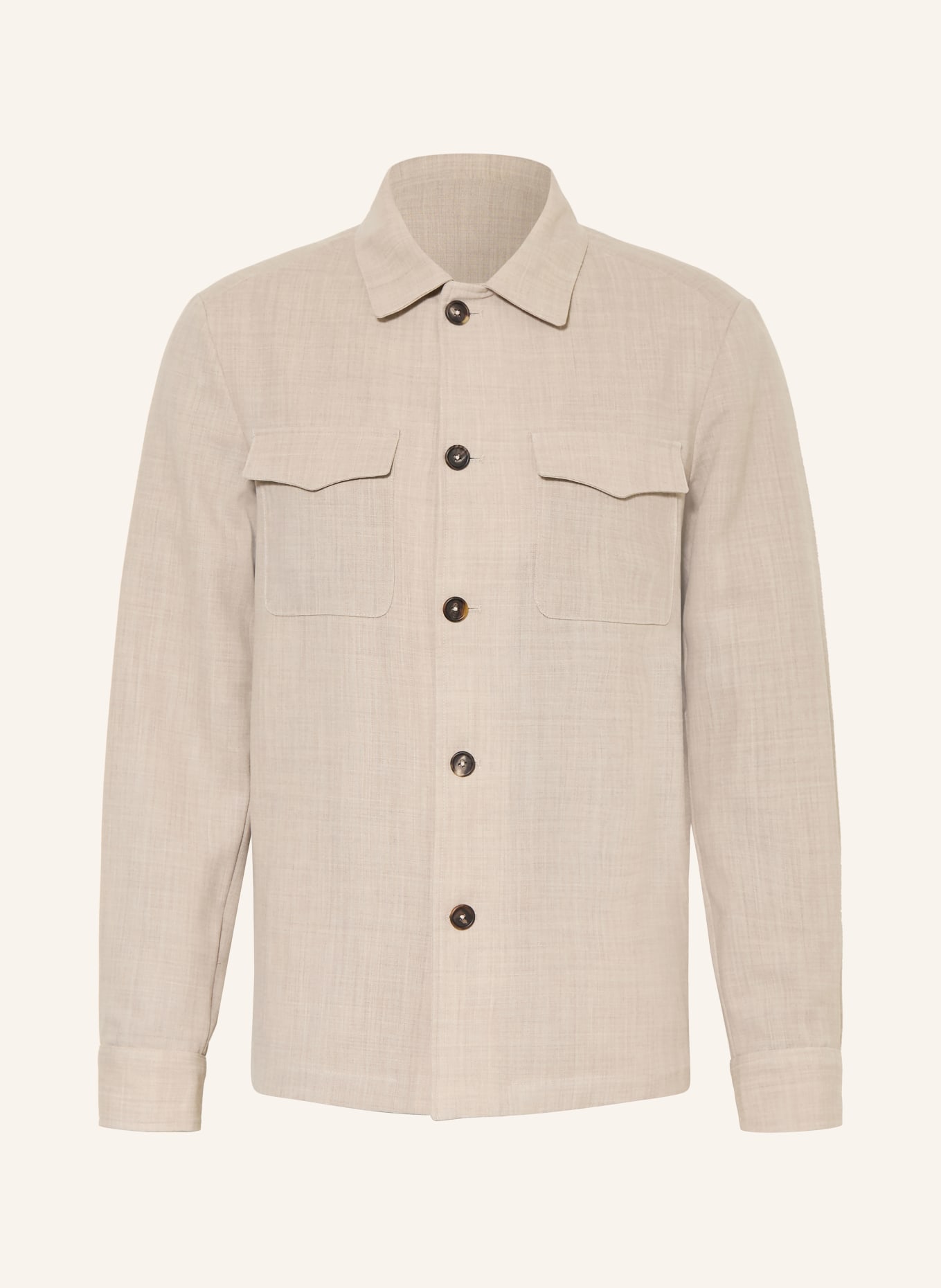 FIORONI Overshirt: BEIGE